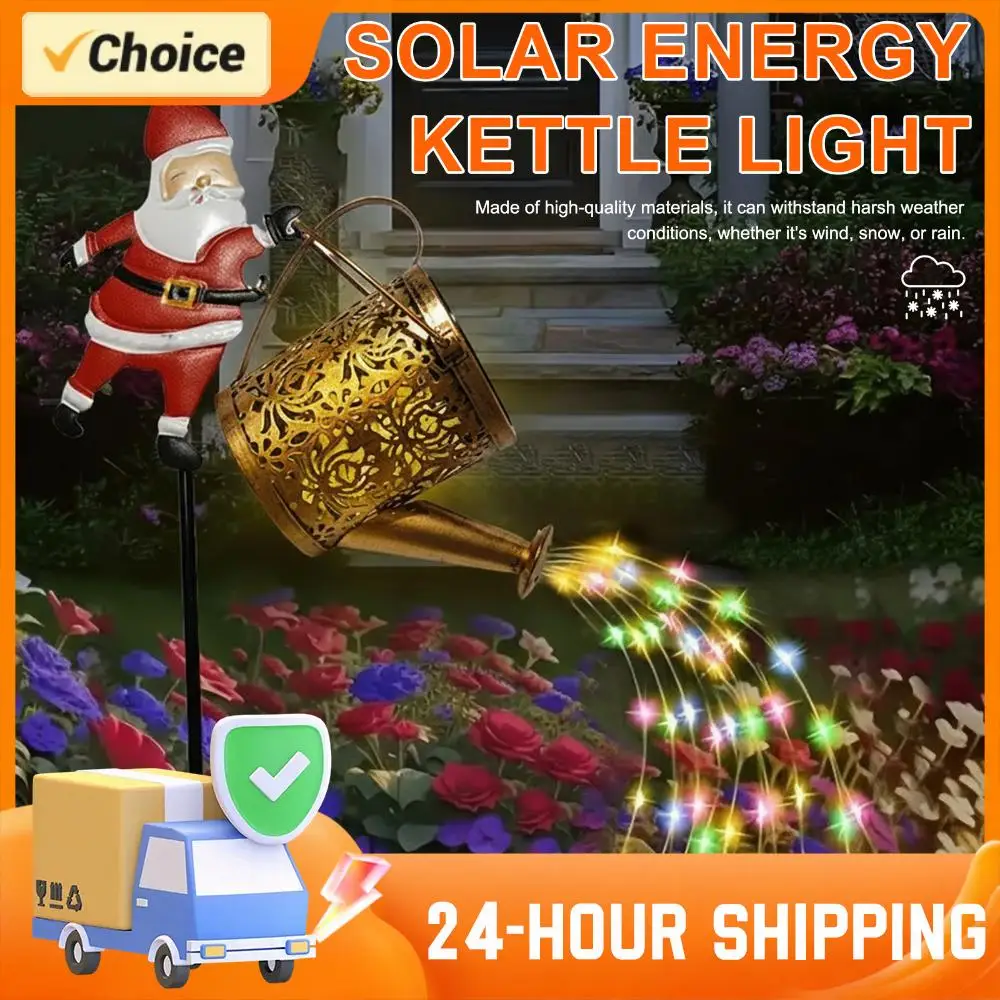 Рождественский Санта-Клаус Солнечные чайники Садовый газон Рождественские огни Солнечная лейка Санта-Клауса со светодиодной лампой Открытый декор
Рождественский Санта-Клаус Солнечные чайники Садовый газон Рождественские огни Солнечная лейка Санта-Клауса со светодиодной лампой Открытый декор
