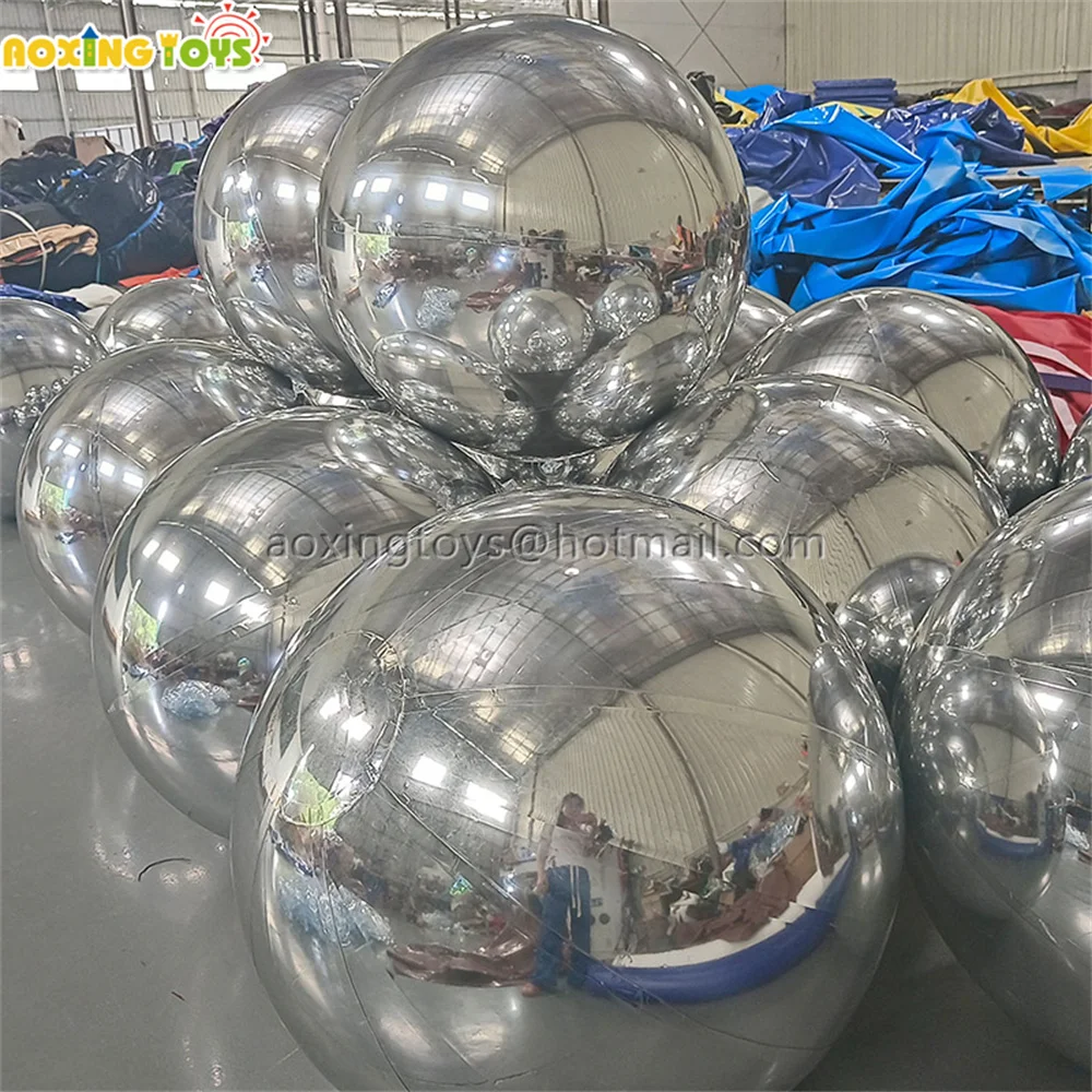 Indoor Advertising Decoration Giant Silver Inflatable Mirror Ball Reflective Balloon For Festival Party Stage Show Nightclub
Indoor Advertising Decoration Giant Silver Inflatable Mirror Ball Reflective Balloon For Festival Party Stage Show Nightclub