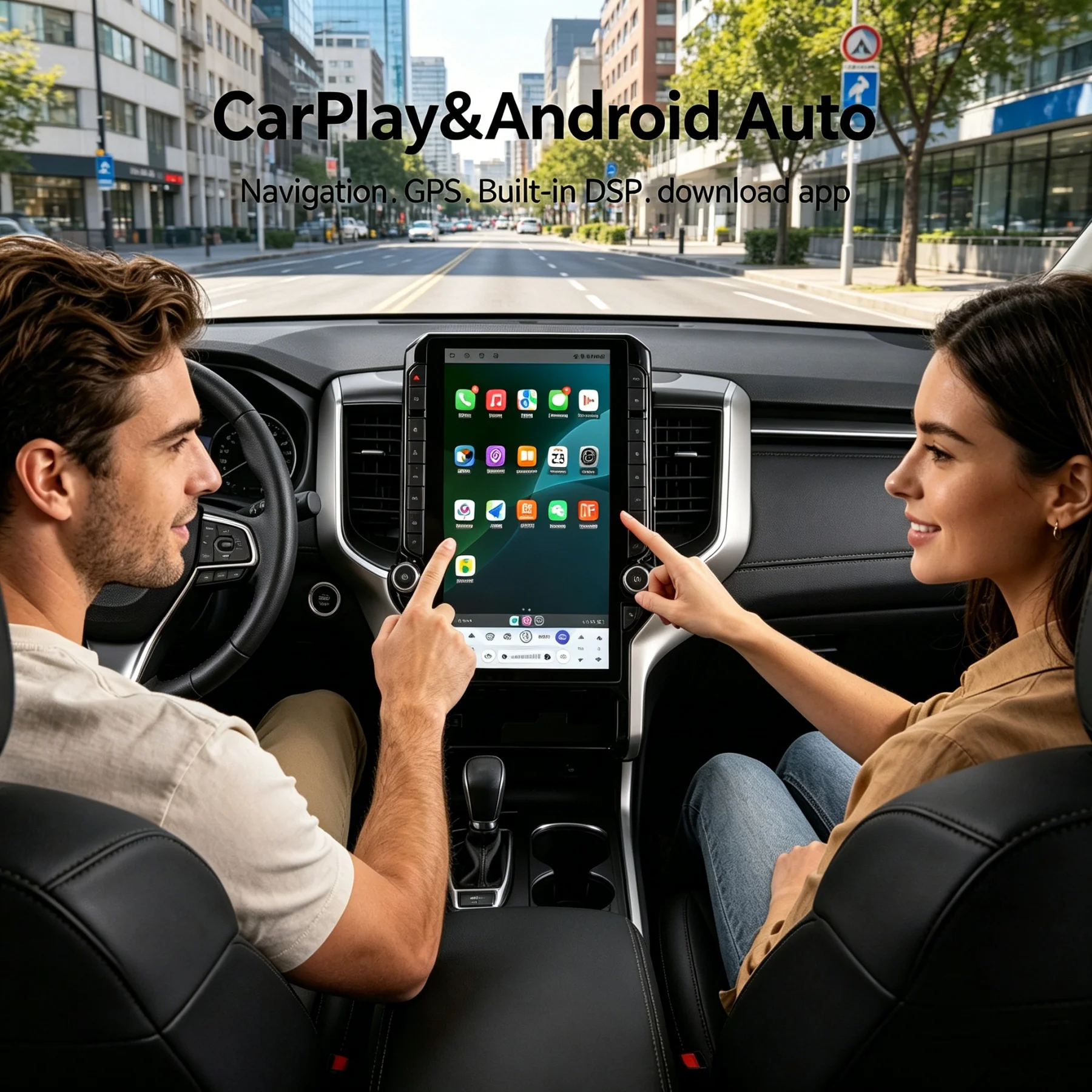 For Dodge Ram Trucks 2019-2023 Qualcomm Android 14.5 Inch Touch Screen Wireless CarPlay Android Auto GPS Navigation DSP Car
For Dodge Ram Trucks 2019-2023 Qualcomm Android 14.5 Inch Touch Screen Wireless CarPlay Android Auto GPS Navigation DSP Car