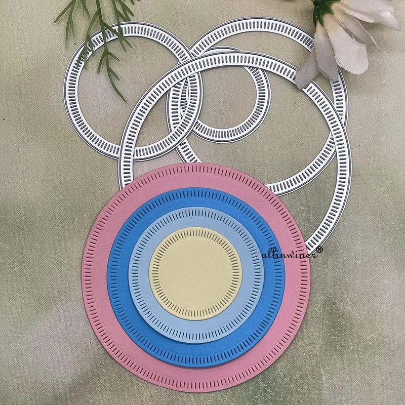 New Dotted round frame Metal Cutting Dies for DIY Scrapbooking Album Paper Cards Decorative Crafts Embossing Die Cuts
New Dotted round frame Metal Cutting Dies for DIY Scrapbooking Album Paper Cards Decorative Crafts Embossing Die Cuts