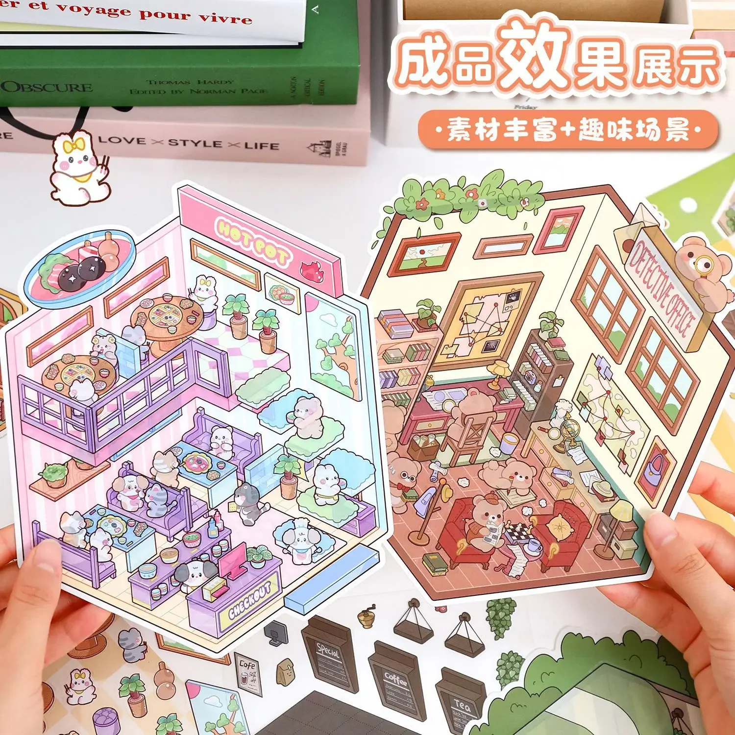 Милые пейзажные наклейки, домашние креативные кошки, собаки, десерты, гамбургеры, миниатюрные сцены, коллажи, корейские наклейки
Милые пейзажные наклейки, домашние креативные кошки, собаки, десерты, гамбургеры, миниатюрные сцены, коллажи, корейские наклейки