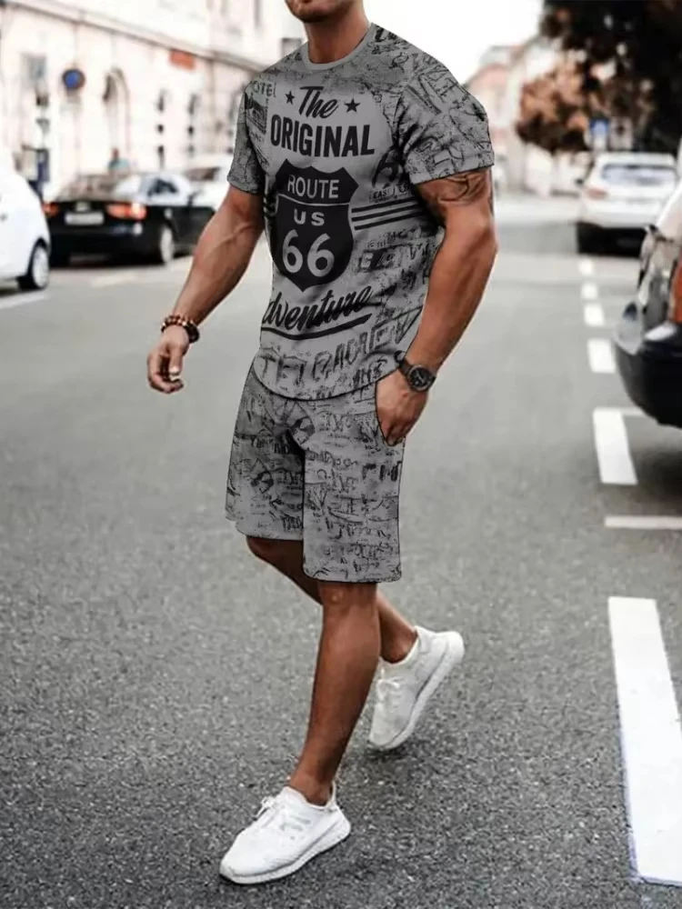 3D White Tiger Print Blue Summer Men's Short Sleeve Suit Fashion Street Men Short Sleeve Shorts 2 Suit Casual Fashion Men Clothe
3D White Tiger Print Blue Summer Men's Short Sleeve Suit Fashion Street Men Short Sleeve Shorts 2 Suit Casual Fashion Men Clothe