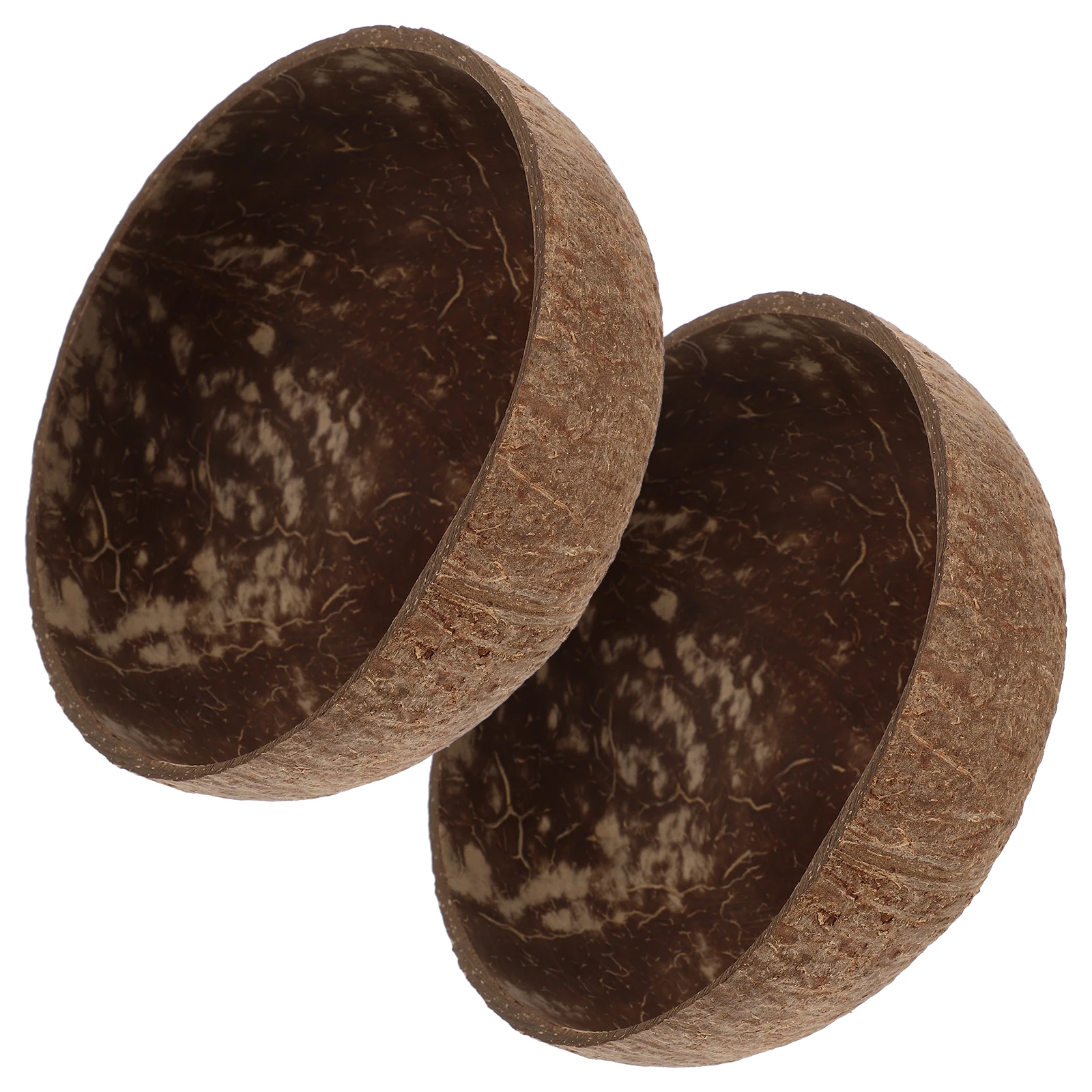 2 Pcs Household Coconut Shell Bowl Child Dessert Bowls Serving Coconuts Food Holder 
2 Pcs Household Coconut Shell Bowl Child Dessert Bowls Serving Coconuts Food Holder