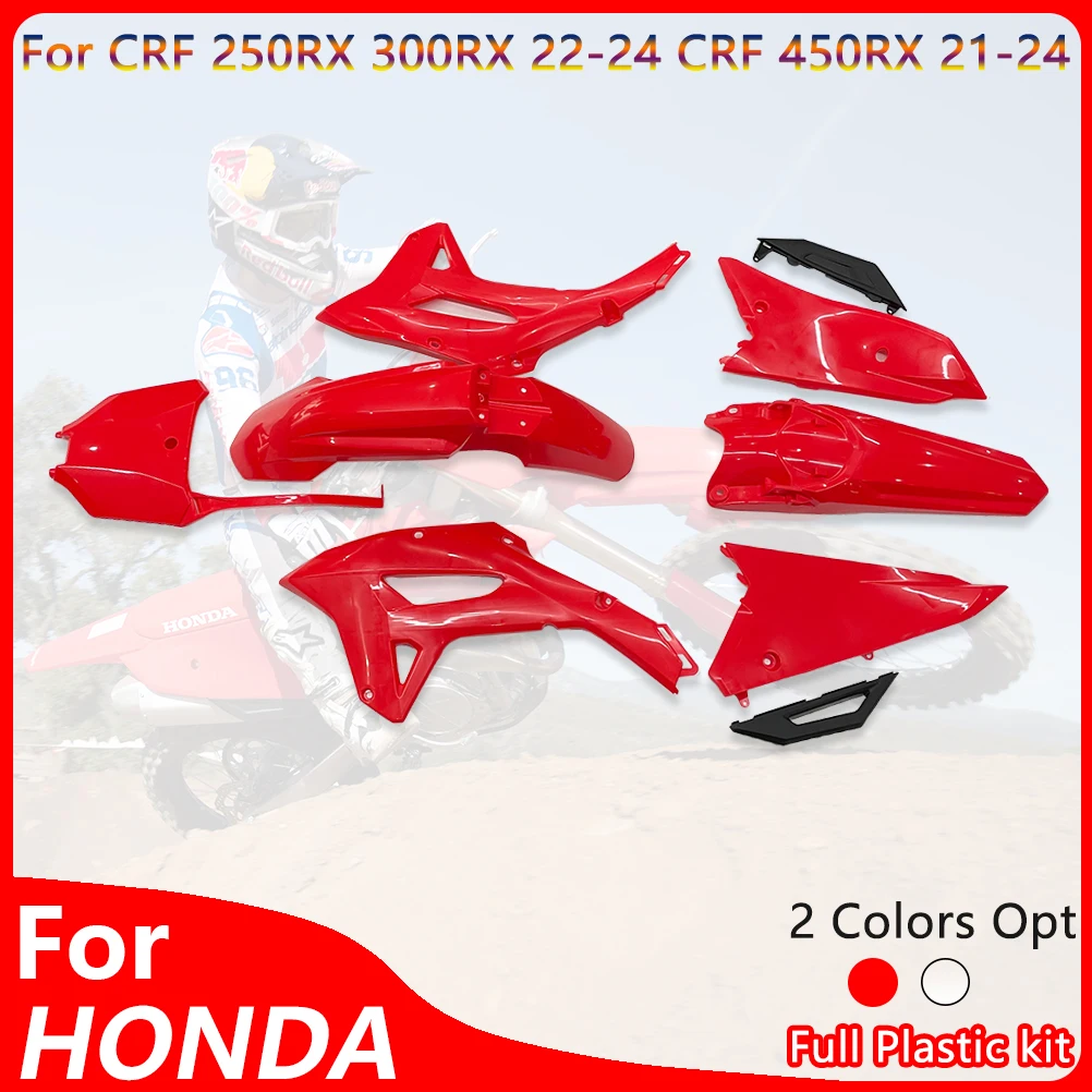 OTOM Motorcycle Full Plastic Kit For HONDA CRF 250RX 300RX 22-24 CRF 450RX 21-24 Body Fairing Guard Rear Fender Side Panel Cover
OTOM Motorcycle Full Plastic Kit For HONDA CRF 250RX 300RX 22-24 CRF 450RX 21-24 Body Fairing Guard Rear Fender Side Panel Cover