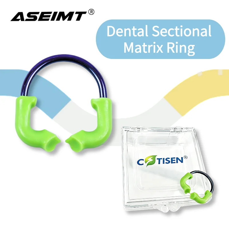 Tooth Restoration Dental Clamp Sectional Matrix Matrices Ring Nickel Titanium Clamp Bands for Adults & Kids
Tooth Restoration Dental Clamp Sectional Matrix Matrices Ring Nickel Titanium Clamp Bands for Adults & Kids