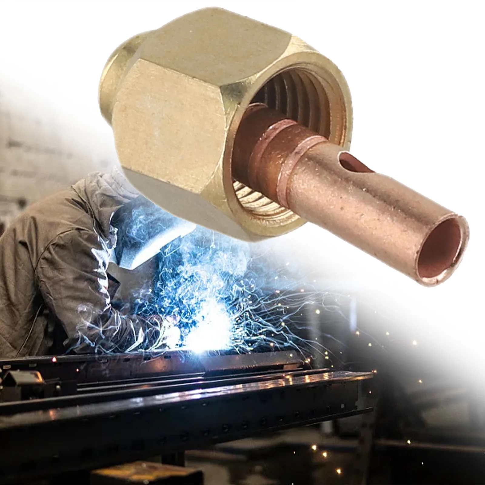 TIG Power/gas Connector WP-26 Welding 8mm Nut Torch Brass Material Cable Connector M16*1.5MM Hot Sale Newest Protable
TIG Power/gas Connector WP-26 Welding 8mm Nut Torch Brass Material Cable Connector M16*1.5MM Hot Sale Newest Protable
