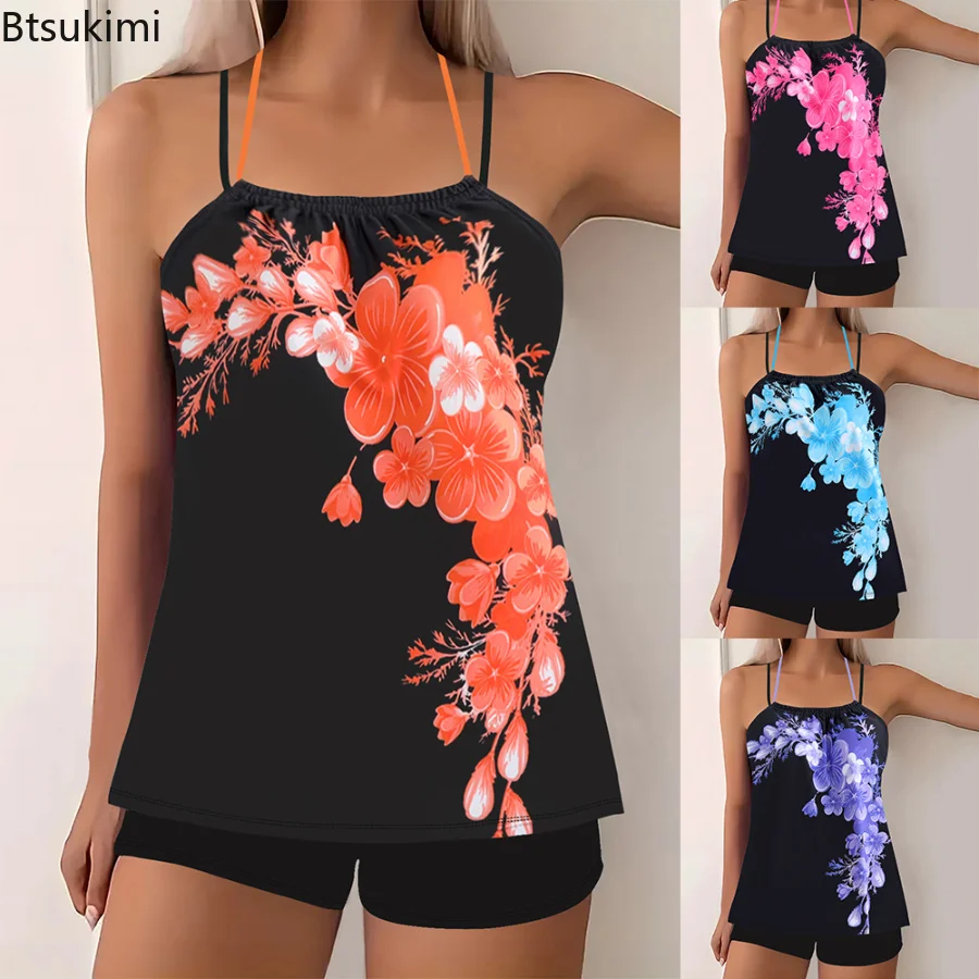 2025 Printed Tankini Two Piece Swimsuit Women Sexy Strape Swimwear Female Sports Bathing Swimming Suit Summer Shorts Beachwear
2025 Printed Tankini Two Piece Swimsuit Women Sexy Strape Swimwear Female Sports Bathing Swimming Suit Summer Shorts Beachwear