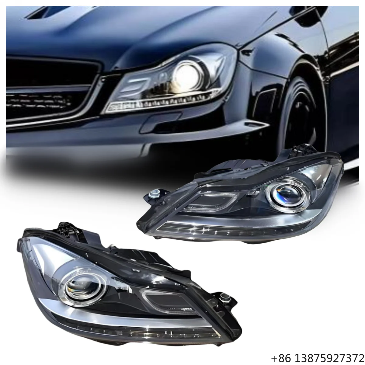 FOR C-Class W204 Hernia LED Headlights 6000K 60W 6000 Lumens High Power Universal Fitment for Old & New Models
FOR C-Class W204 Hernia LED Headlights 6000K 60W 6000 Lumens High Power Universal Fitment for Old & New Models