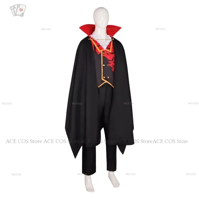 Stage Performance Vampire Dracula Cape Suit clothes Halloween holiday Party Costumes Cosplay Adult Man Halloween Christmas Su
Stage Performance Vampire Dracula Cape Suit clothes Halloween holiday Party Costumes Cosplay Adult Man Halloween Christmas Su