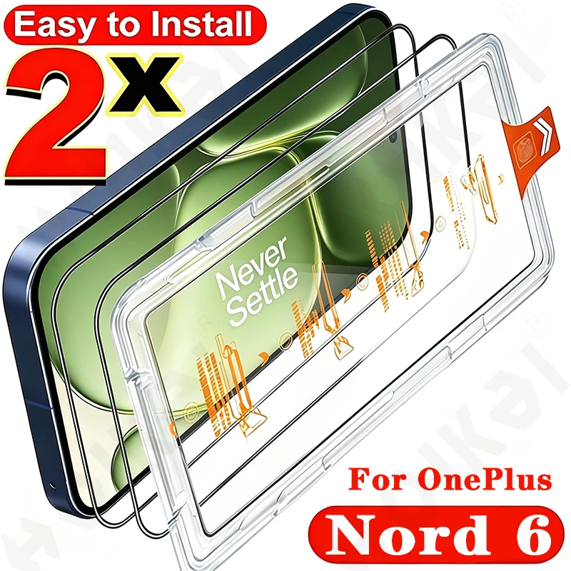 2 Pcs For OnePlus Nord 6 4G 5G 2026 One-click Dust free Installation HD Screen Protector Protective Tempered Glass
2 Pcs For OnePlus Nord 6 4G 5G 2026 One-click Dust free Installation HD Screen Protector Protective Tempered Glass