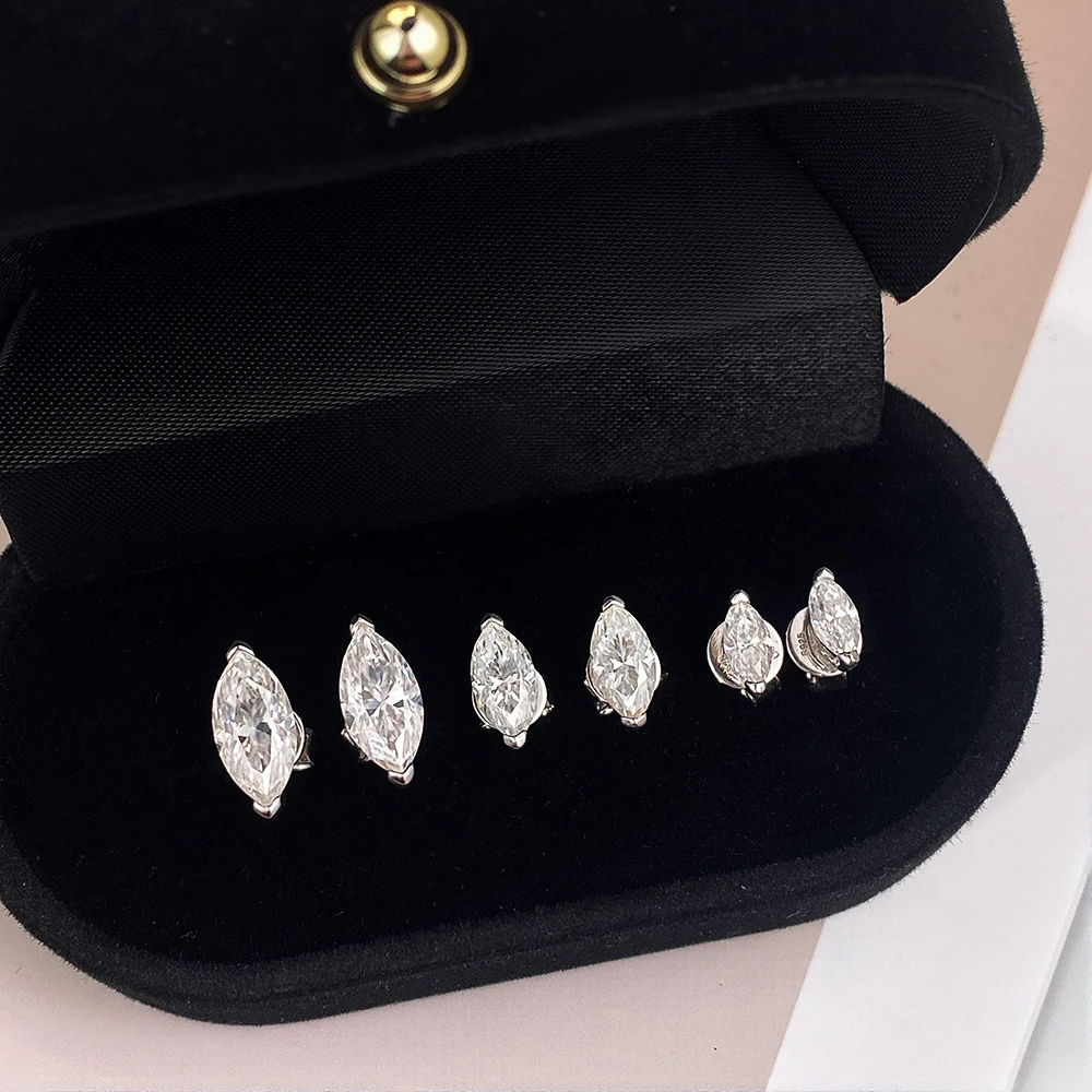 HORRIPAL 0.3/0.5/1CT D VVS1 Horseshoe-shaped moissanite Stud Earrings for Women 925 Silver GRA Certified Banquet Gift Jewelry
HORRIPAL 0.3/0.5/1CT D VVS1 Horseshoe-shaped moissanite Stud Earrings for Women 925 Silver GRA Certified Banquet Gift Jewelry