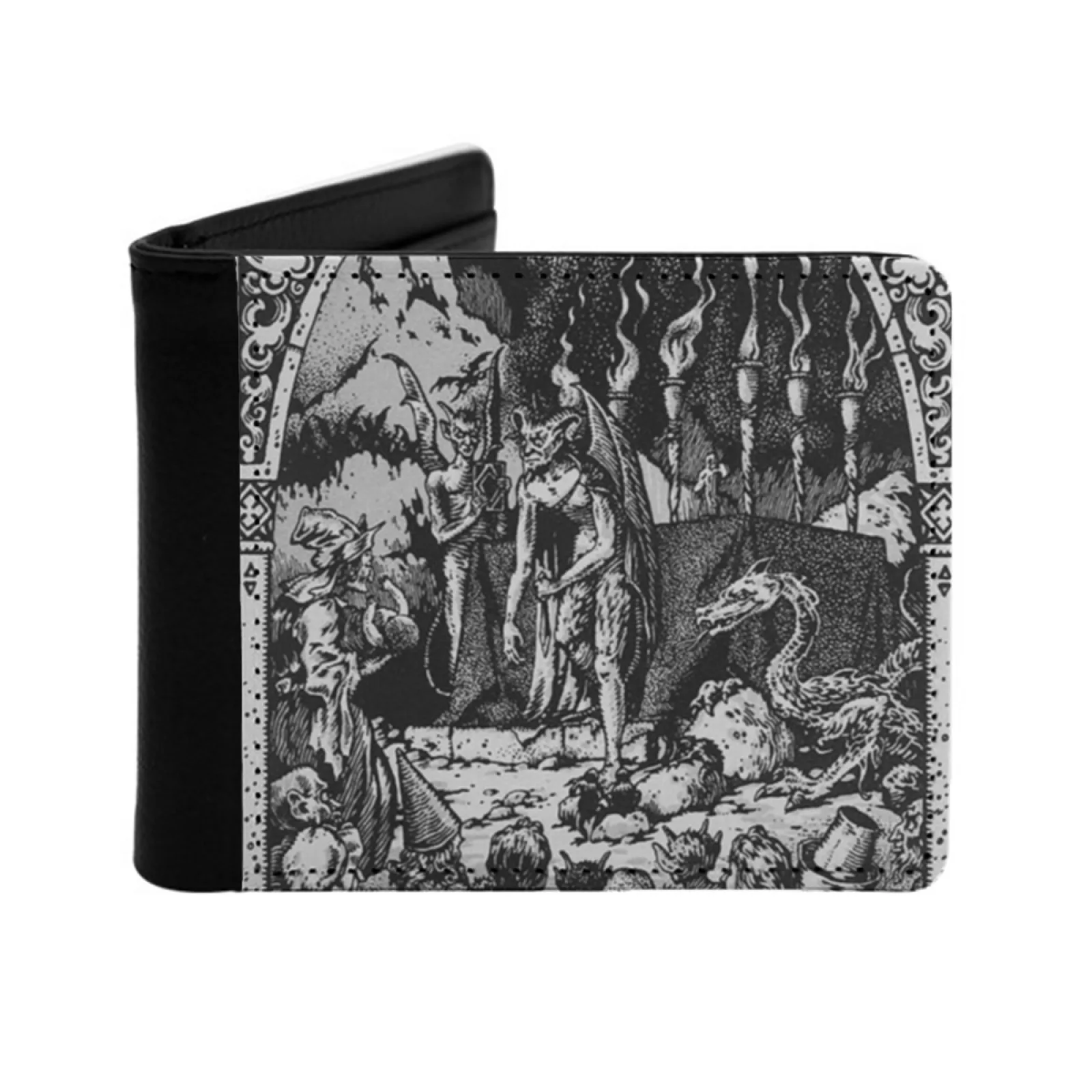 Men's Wallet Pu Leather Wallet Multifunction Credit Card Purse Satan Satanas Devil Evil Black Mass Metal Demon Adversary
Men's Wallet Pu Leather Wallet Multifunction Credit Card Purse Satan Satanas Devil Evil Black Mass Metal Demon Adversary