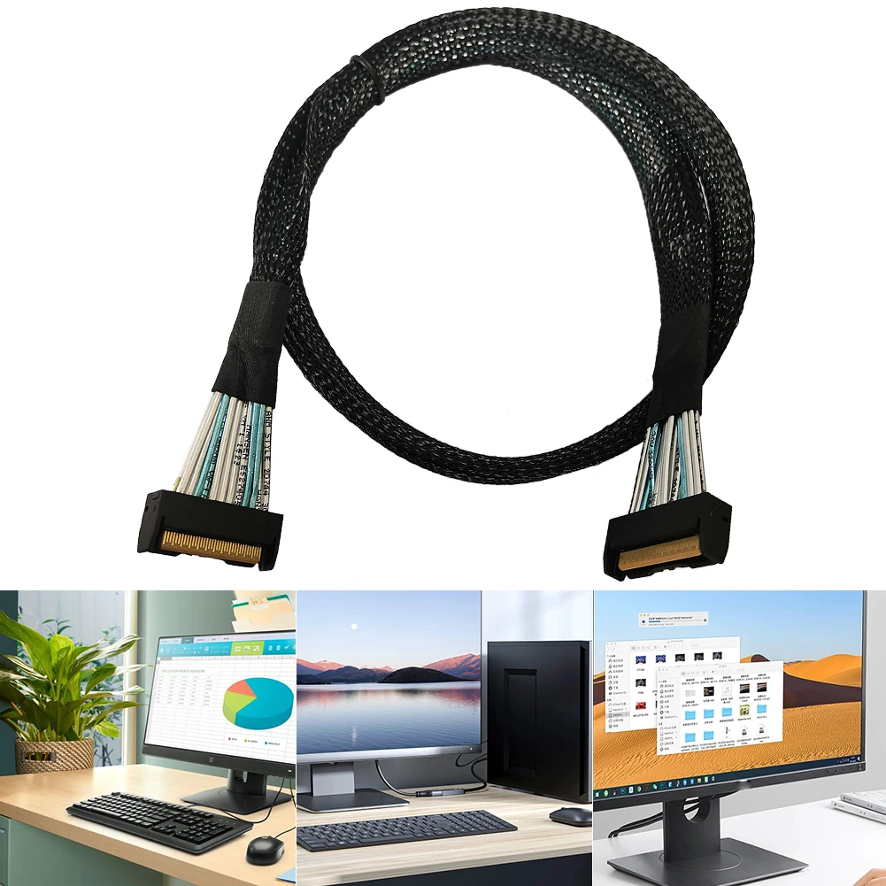 Кабель-адаптер для передачи данных MCIO 74P на MCIO 74P, 32G PCIE5.0 Slim SAS, удлинительный кабель MCIO 74Pin Male - MCIO 74Pin Male
Кабель-адаптер для передачи данных MCIO 74P на MCIO 74P, 32G PCIE5.0 Slim SAS, удлинительный кабель MCIO 74Pin Male - MCIO 74Pin Male