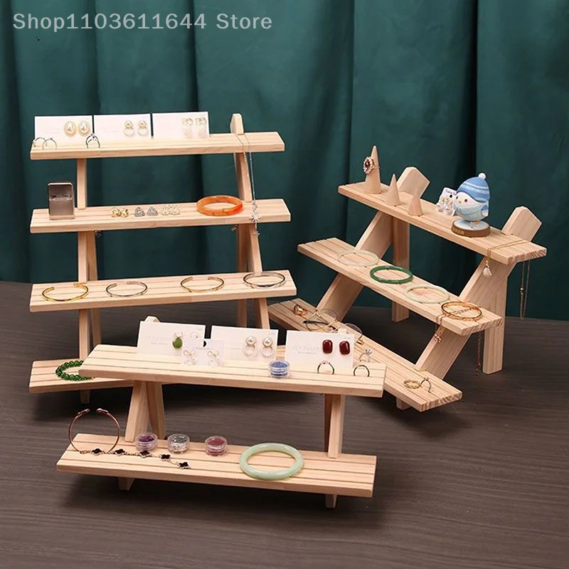 2/3/4 Tiers Ear Stud Holder Wooden Jewelry Dispaly Stand Shelf Cupcake Makeup Mini Figure Organizer Showcase Rack
2/3/4 Tiers Ear Stud Holder Wooden Jewelry Dispaly Stand Shelf Cupcake Makeup Mini Figure Organizer Showcase Rack