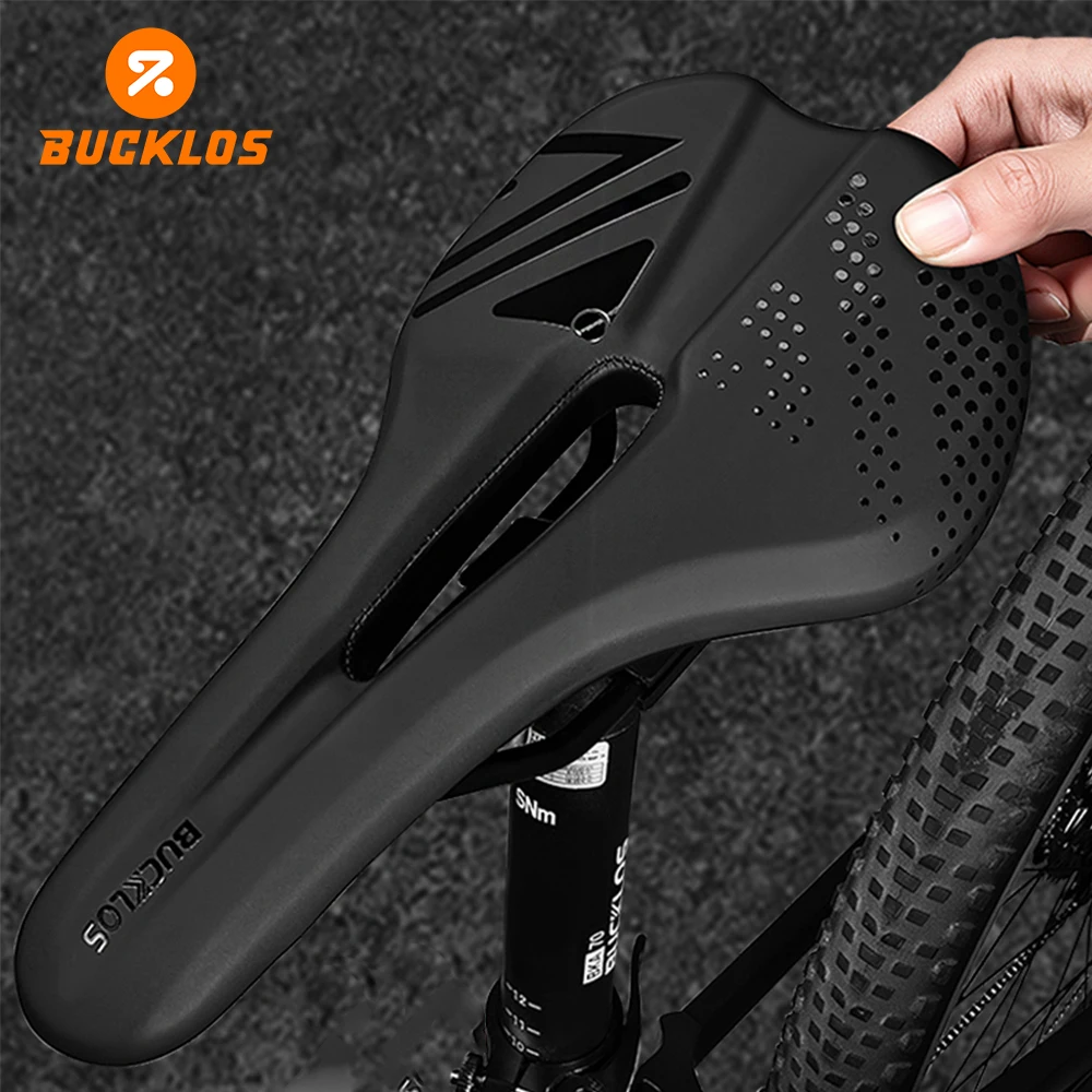 BUCKLOS Bike Seat Cushion Comfortable Mountain Road Bike Saddle Ultralight Ergonomic Seat for Racing Riding Chair Cycling Parts
BUCKLOS Bike Seat Cushion Comfortable Mountain Road Bike Saddle Ultralight Ergonomic Seat for Racing Riding Chair Cycling Parts