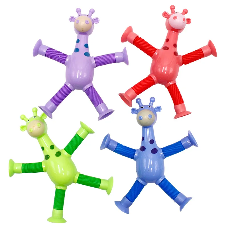 Сенсорные игрушки Giraffe Pop Tube, игрушка-жираф на телескопической присоске, эластичная игрушка-присоска в виде жирафа, предметы первой необходимости для путешествий в самолете
Сенсорные игрушки Giraffe Pop Tube, игрушка-жираф на телескопической присоске, эластичная игрушка-присоска в виде жирафа, предметы первой необходимости для путешествий в самолете