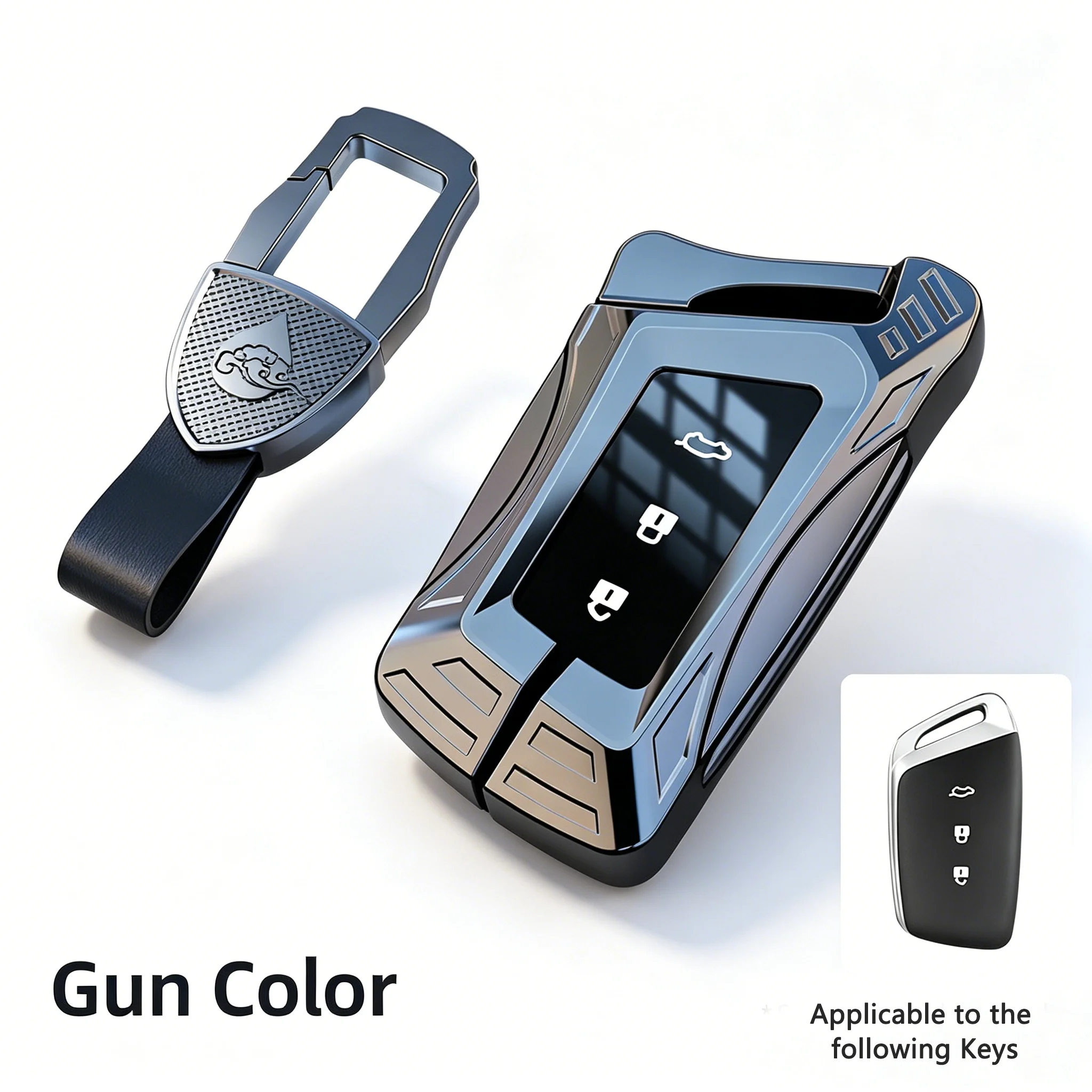 Zinc Alloy Key Fob Cover for Baojun 510 730 530 360 560 310W, Protective Smart Flip Key Shell Case
Zinc Alloy Key Fob Cover for Baojun 510 730 530 360 560 310W, Protective Smart Flip Key Shell Case