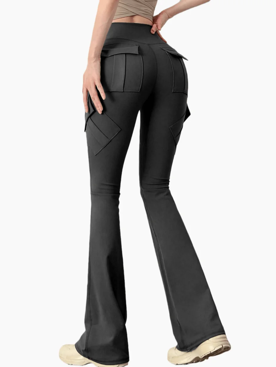 Women High Waisted Flared Yoga Pants With Pockets Butt Lift Tummy Control Workout Leggings
Women High Waisted Flared Yoga Pants With Pockets Butt Lift Tummy Control Workout Leggings