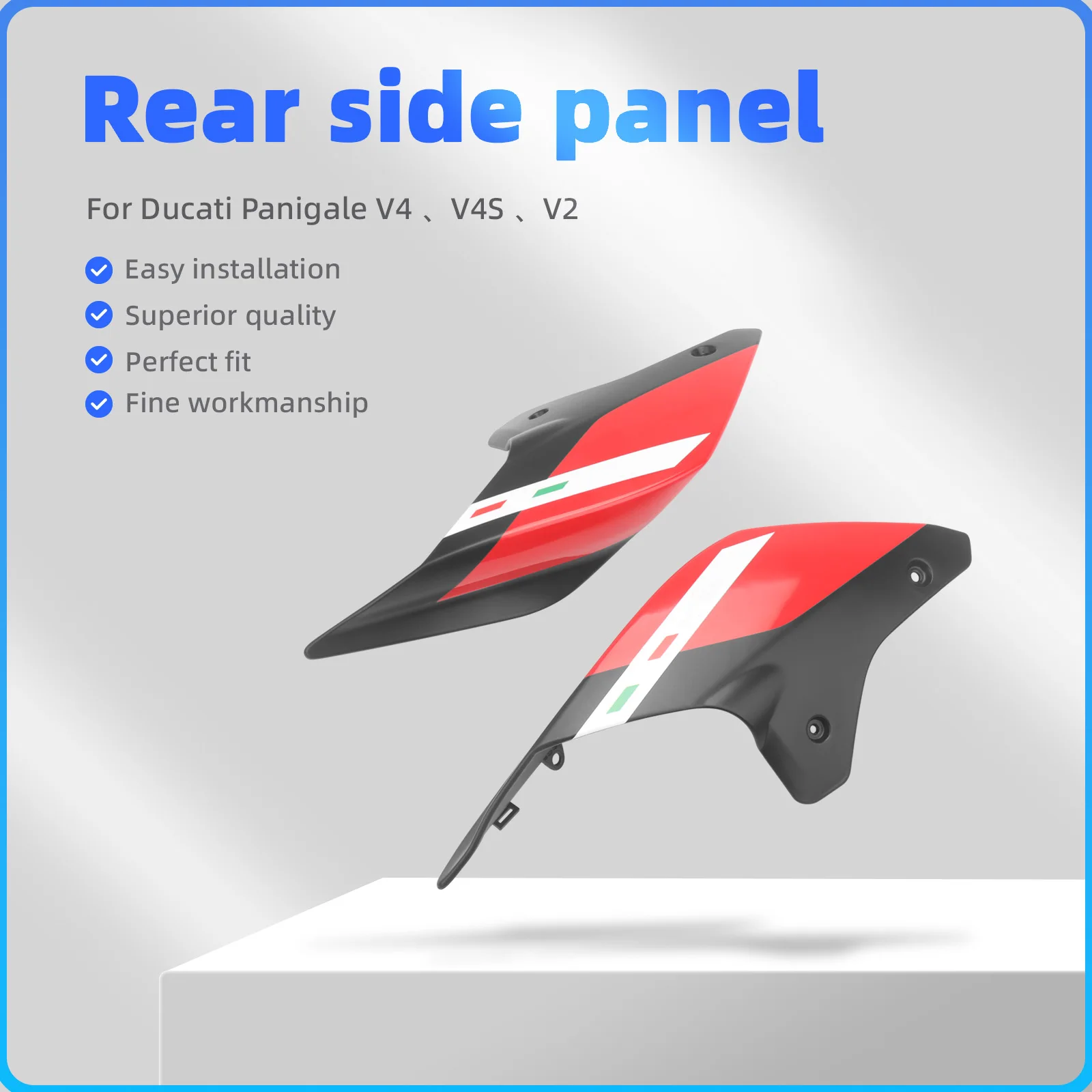 Motorcycle Rear Tail Side Fairing Cowl Passenger Pillion Seat Cushion Fit For DUCATI Panigale V4 V4R V2 Streetfighter V4 V4S V2
Motorcycle Rear Tail Side Fairing Cowl Passenger Pillion Seat Cushion Fit For DUCATI Panigale V4 V4R V2 Streetfighter V4 V4S V2