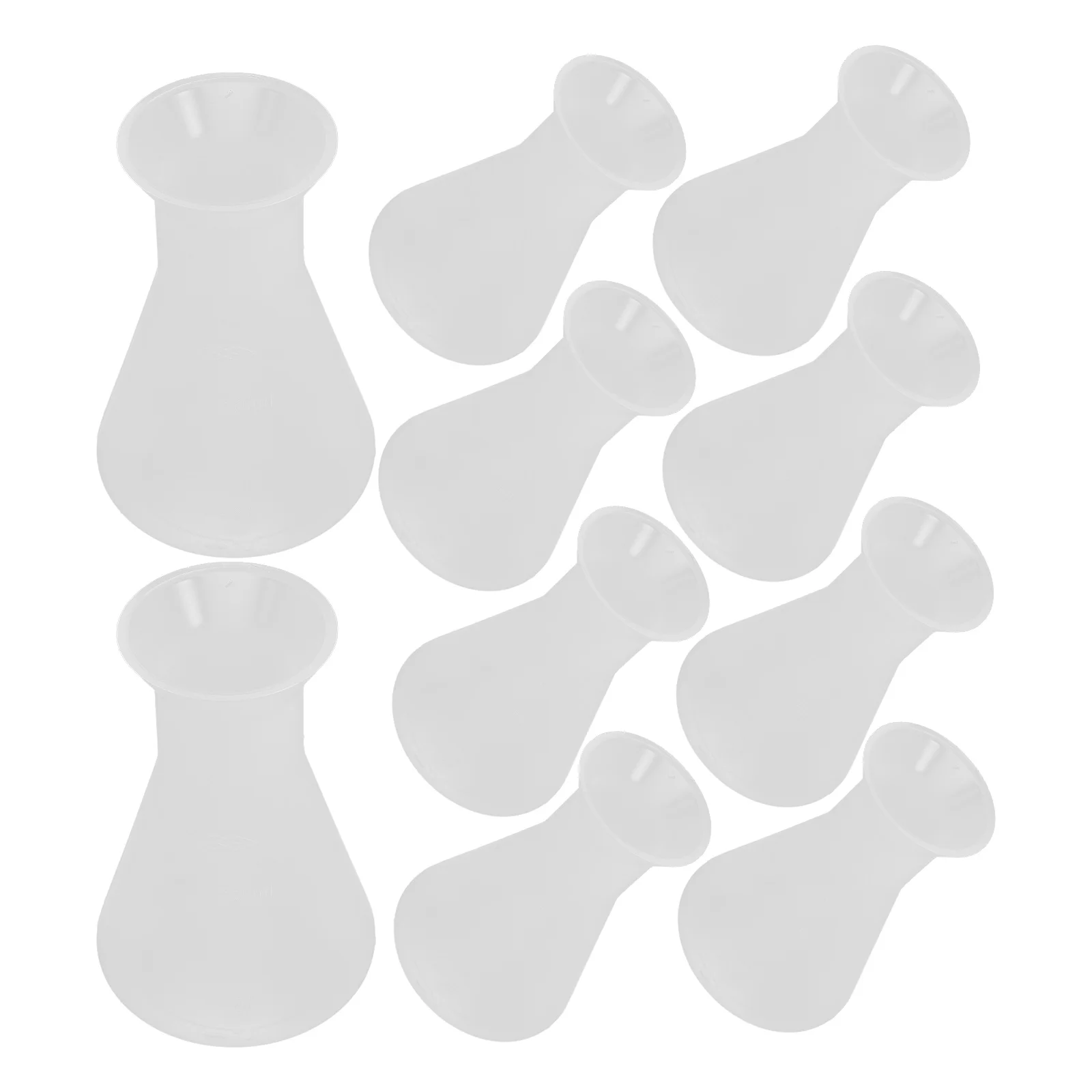 10pcs Plastic Conical Flask Beaker Erlenmeyer Lab Transparent Science Chemistry Experiment Flask Laboratory Supply Wide Mouth
10pcs Plastic Conical Flask Beaker Erlenmeyer Lab Transparent Science Chemistry Experiment Flask Laboratory Supply Wide Mouth