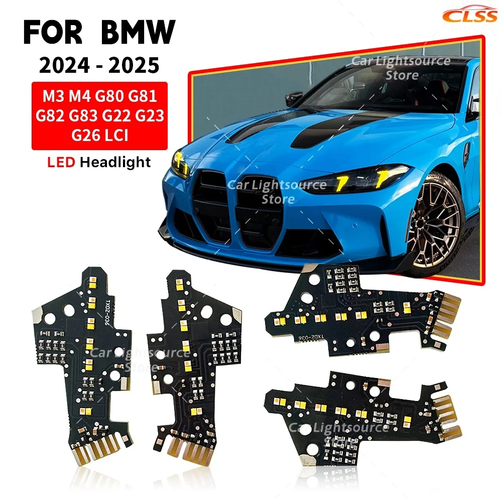 DRL LED Boards Angel Eye Headlight Multicolor Daytime Running Lights For BMW G22 G23 G26 G80 G82 LCI M3 M4 4 Series 2024 2025
DRL LED Boards Angel Eye Headlight Multicolor Daytime Running Lights For BMW G22 G23 G26 G80 G82 LCI M3 M4 4 Series 2024 2025