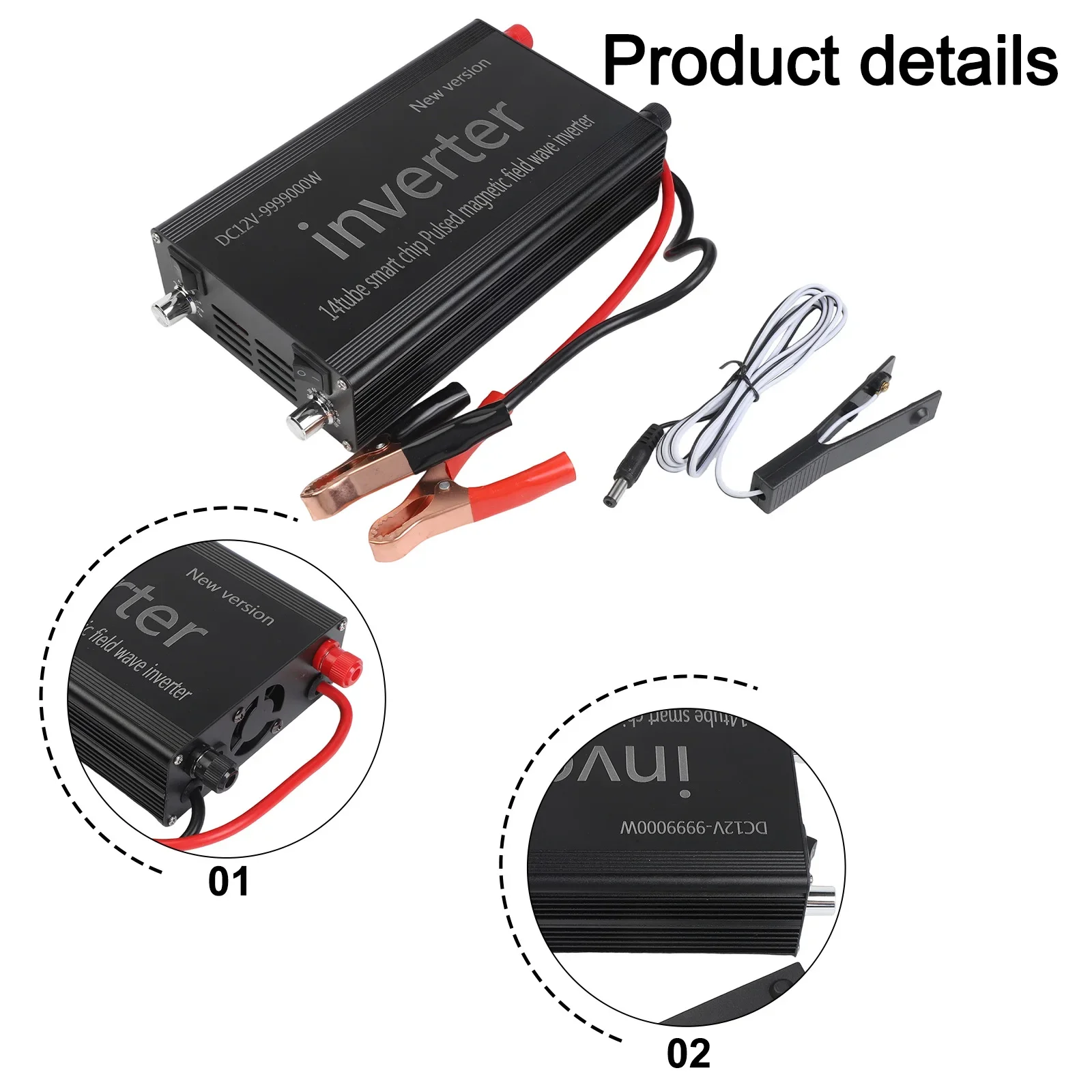 Transformer Heavy Duty Inverter DC To AC Converter 9999000W Continuous Output Aluminum Alloy Material Cooling Fan
Transformer Heavy Duty Inverter DC To AC Converter 9999000W Continuous Output Aluminum Alloy Material Cooling Fan