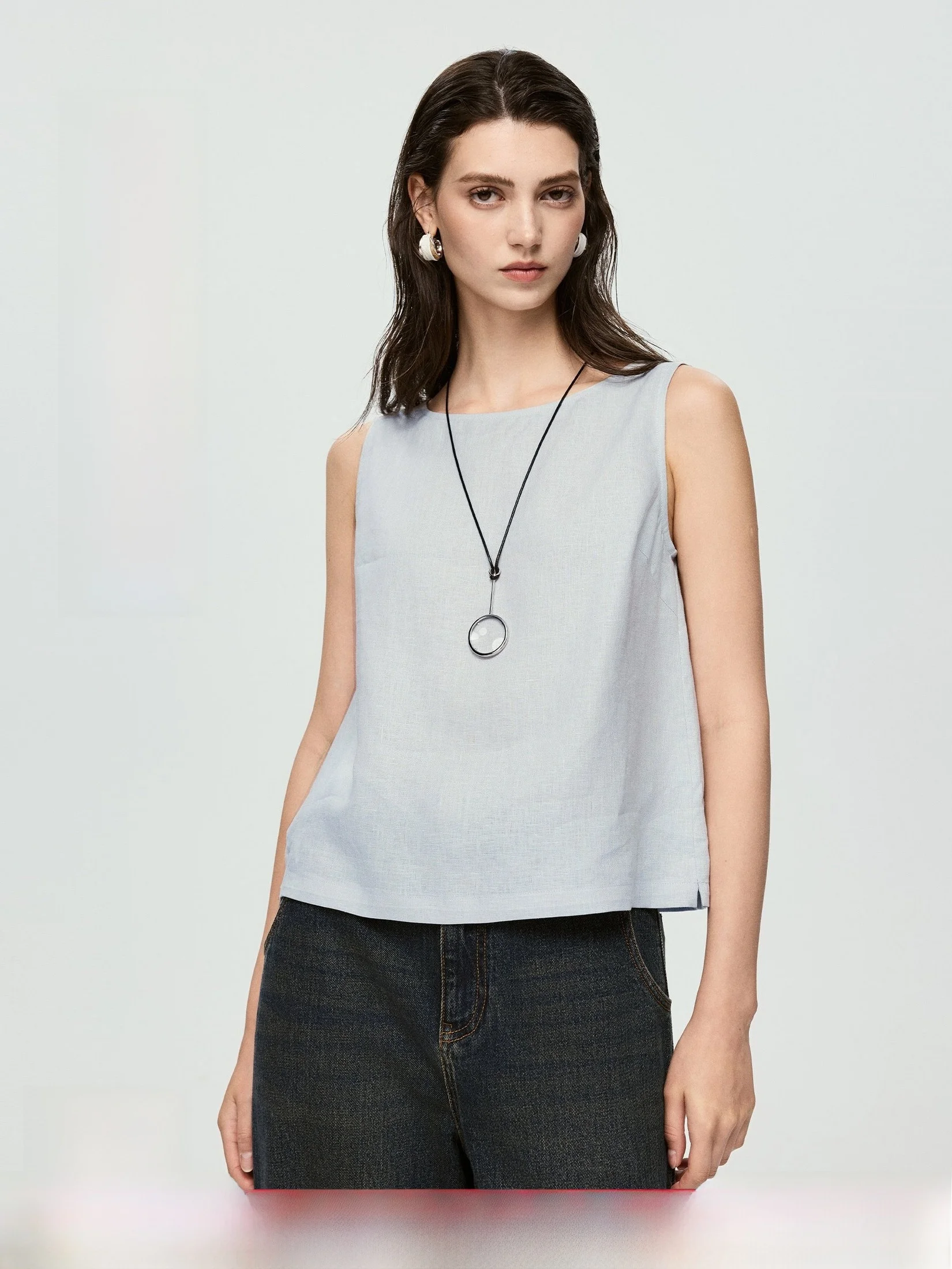 Начальный хлопок, полный лен, круглый Ne Svel irt, женский летний тонкий пуловер, жилет или длина, цветной деловой...
Начальный хлопок, полный лен, круглый Ne Svel irt, женский летний тонкий пуловер, жилет или длина, цветной деловой...