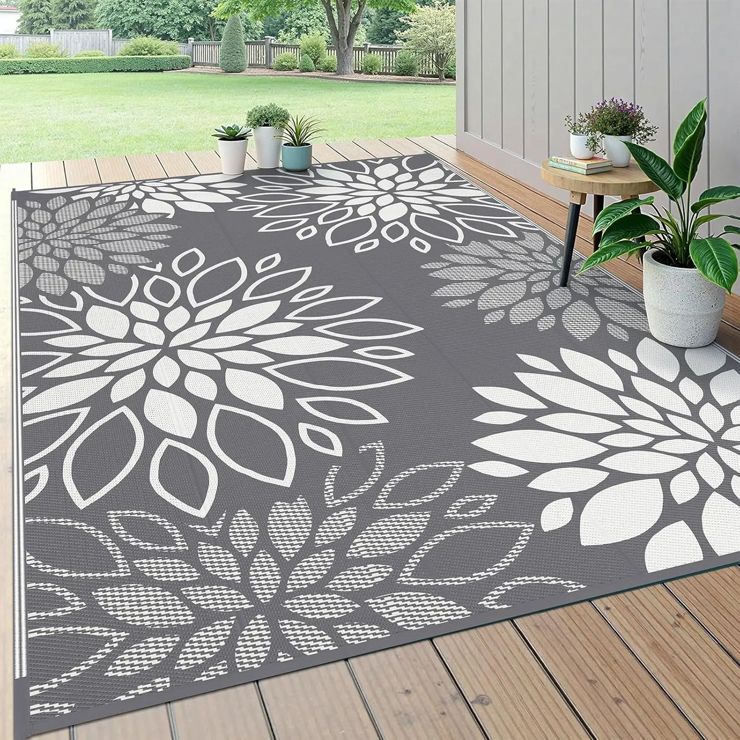 Waterproof Outdoor Rug 6x9 for Patios, Floral Reversible Plastic Straw Rug Patio Mat, Indoor Outdoor Carpet RV Mat Camping Ru
Waterproof Outdoor Rug 6x9 for Patios, Floral Reversible Plastic Straw Rug Patio Mat, Indoor Outdoor Carpet RV Mat Camping Ru