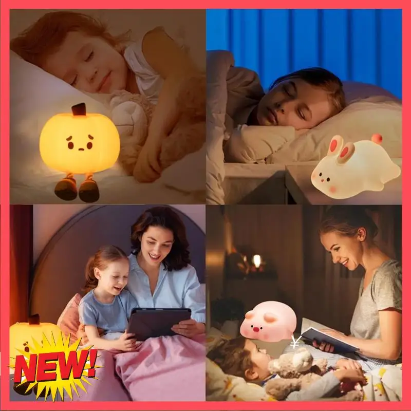 B17C Cute Pumpkin Night Light Pumpkin Touch Lamp With 3 Levels Of Brightness Soft Silicone Rechargeable Warm Night Light
B17C Cute Pumpkin Night Light Pumpkin Touch Lamp With 3 Levels Of Brightness Soft Silicone Rechargeable Warm Night Light
