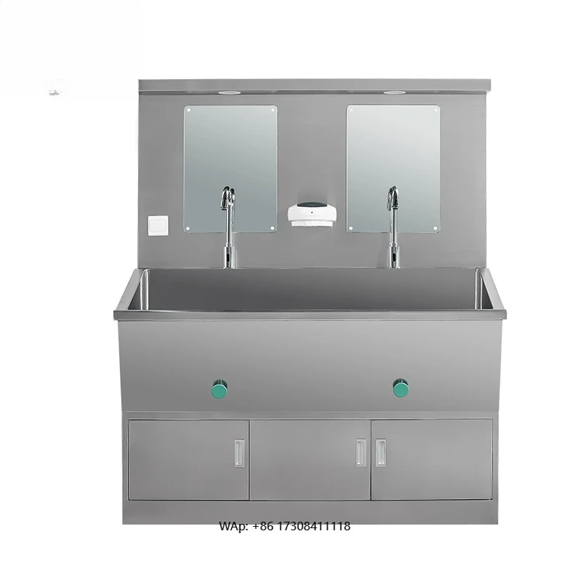 Modern 304 Stainless Steel Sink with Integrated Handwashing Basin Sensor-Activated Faucet
Modern 304 Stainless Steel Sink with Integrated Handwashing Basin Sensor-Activated Faucet
