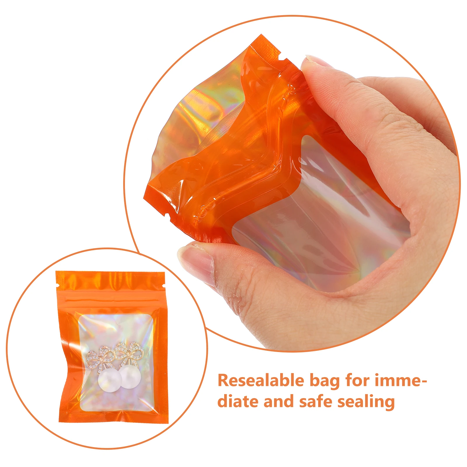 100pcs 10x7cm Orange Gift Bags Self Sealing Jewelry Packaging Dustproof Waterproof Storage Reusable Zip Lock Bags Small Items
100pcs 10x7cm Orange Gift Bags Self Sealing Jewelry Packaging Dustproof Waterproof Storage Reusable Zip Lock Bags Small Items