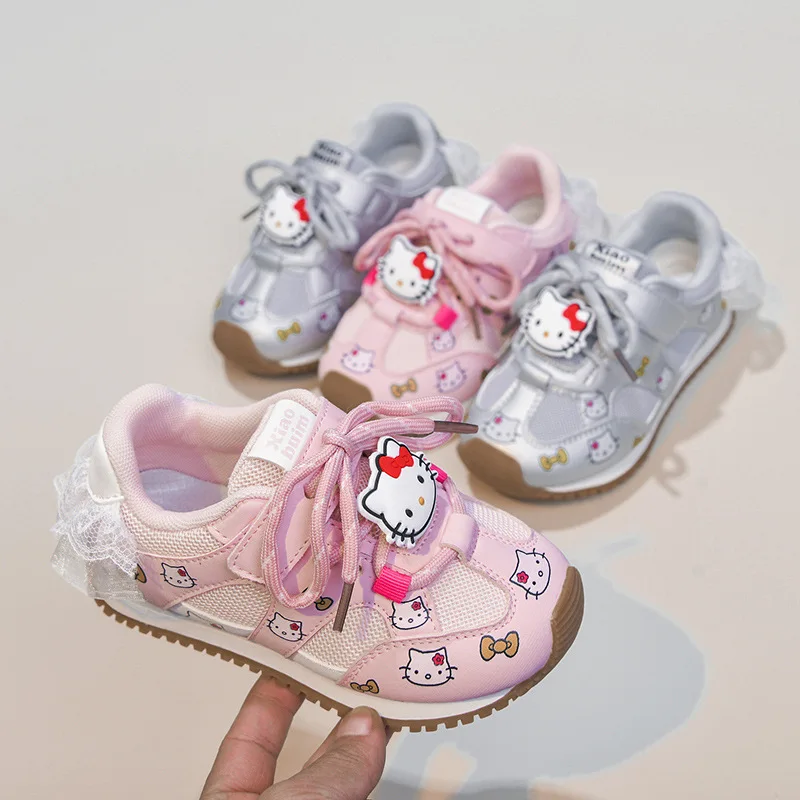 Sanrio Hello Kitty Lace Sneaker Girl Student Pink Princess Shoes Comfortable Non-Slip Y2K Gift Kawaii Soft Soled Casual Shoes
Sanrio Hello Kitty Lace Sneaker Girl Student Pink Princess Shoes Comfortable Non-Slip Y2K Gift Kawaii Soft Soled Casual Shoes