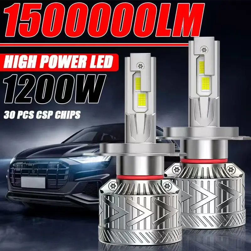 2pcs 1500000LM 1200W High Power H7 H4 H11 Led Lamp Led Lights H1 HB3 9005 HB4 9006 12V For Car Led Headlight Bulb 9012
2pcs 1500000LM 1200W High Power H7 H4 H11 Led Lamp Led Lights H1 HB3 9005 HB4 9006 12V For Car Led Headlight Bulb 9012