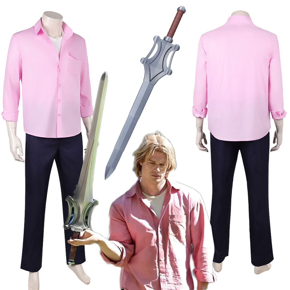 He Man Cosplay Costume Sword Props Movie Universe Masters Pink Shirt Clothes Set Outfits Disguise Halloween Carnival Adult Male
He Man Cosplay Costume Sword Props Movie Universe Masters Pink Shirt Clothes Set Outfits Disguise Halloween Carnival Adult Male