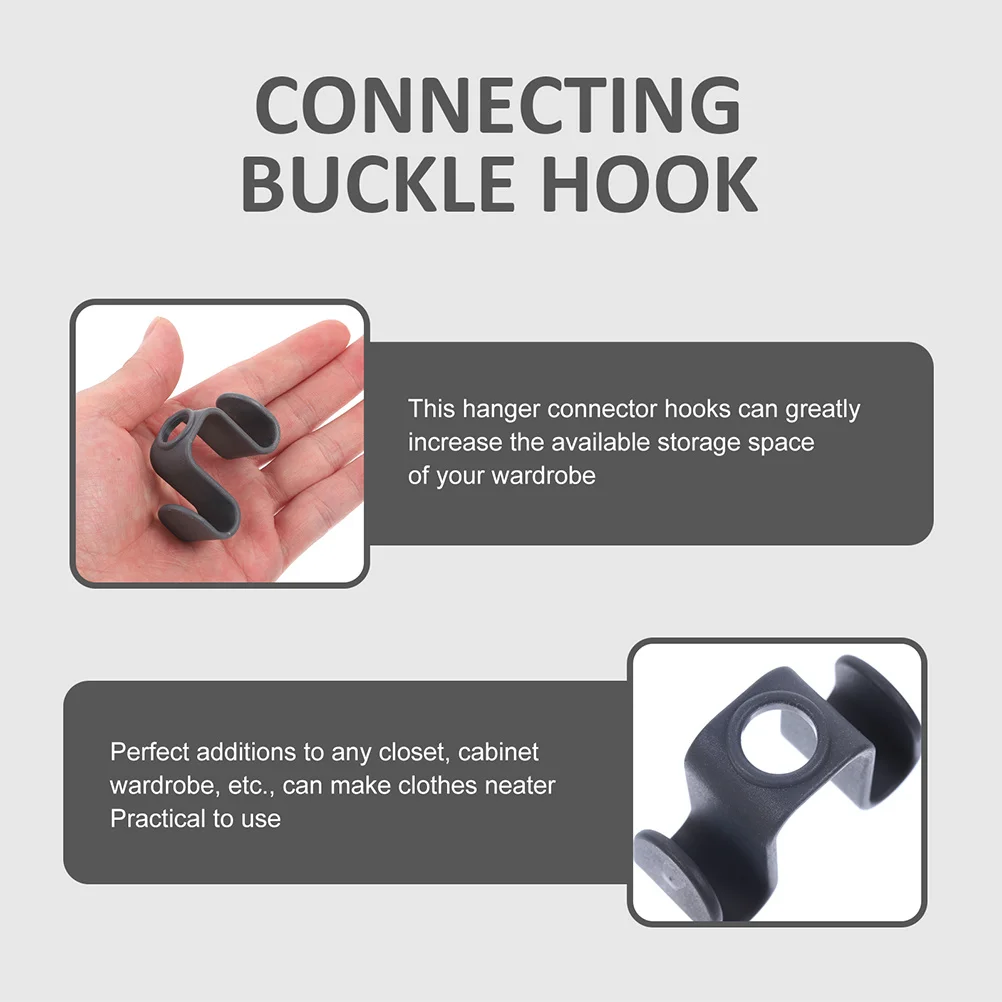 10Pcs Clothes Hanger Connector Hooks Space Saving Closet Organizer Hooks Lightweight Strong Load Bearing for Clothes Storage
10Pcs Clothes Hanger Connector Hooks Space Saving Closet Organizer Hooks Lightweight Strong Load Bearing for Clothes Storage