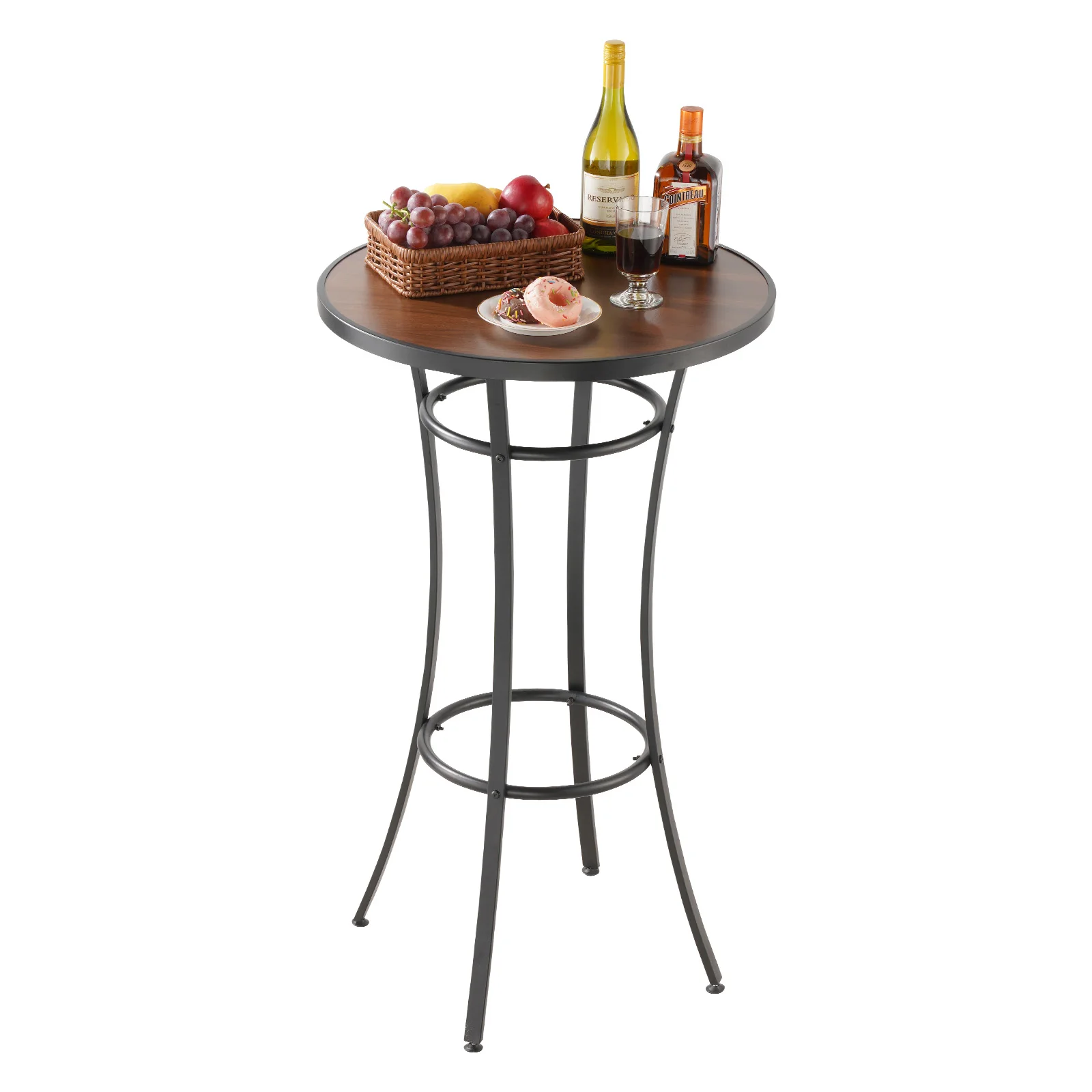SucceBuy Outdoor Round Bar Table 23.7 in Counter Bar Height Bistro Table with Easy-to-Clean Top & Sturdy Metal Frame for Kitchen
SucceBuy Outdoor Round Bar Table 23.7 in Counter Bar Height Bistro Table with Easy-to-Clean Top & Sturdy Metal Frame for Kitchen