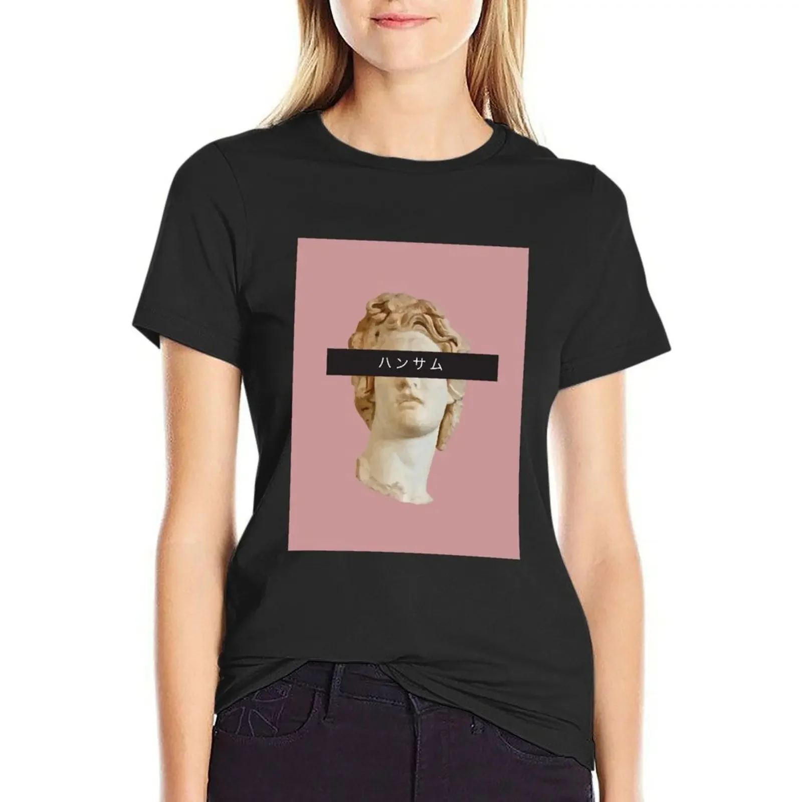 Vaporwave greek bust statue T-Shirt Blouse plus size tops customs design your own vintage plain t shirts for Women
Vaporwave greek bust statue T-Shirt Blouse plus size tops customs design your own vintage plain t shirts for Women