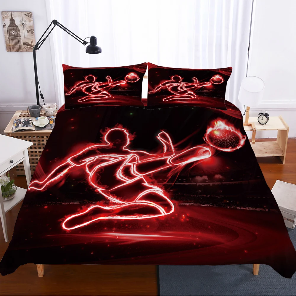 Microfiber Fabric Beddings Soccer Duvet Cover Sets For Boy Print Football Comforter Bedding Sets Three Piece Set Men Bedclothes
Microfiber Fabric Beddings Soccer Duvet Cover Sets For Boy Print Football Comforter Bedding Sets Three Piece Set Men Bedclothes
