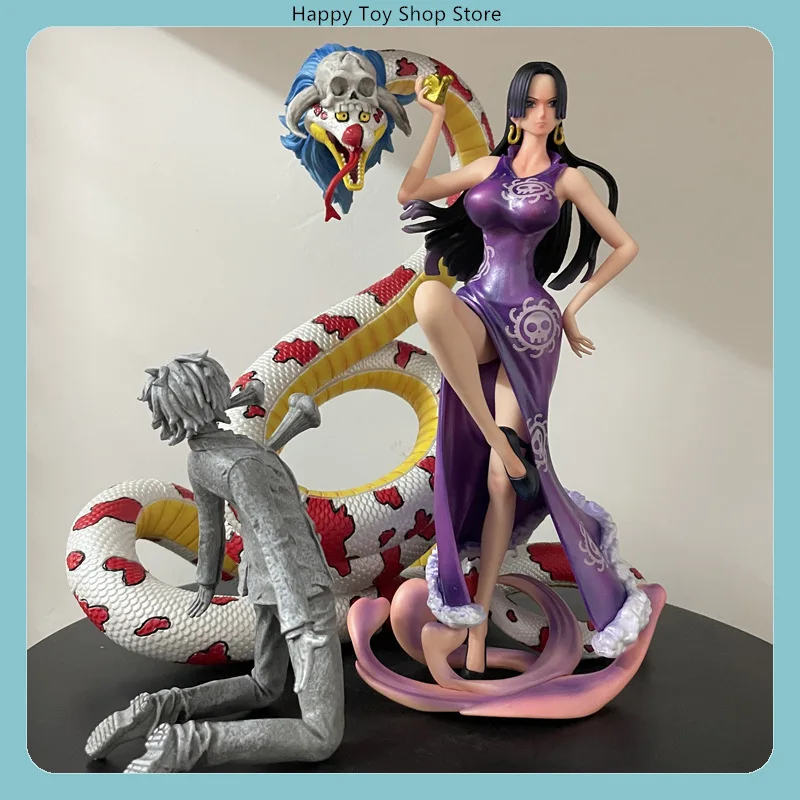 One Piece Boa Hancock Full Set with Petrified Sanji Snake Princess Anime Figure Model Statue
One Piece Boa Hancock Full Set with Petrified Sanji Snake Princess Anime Figure Model Statue