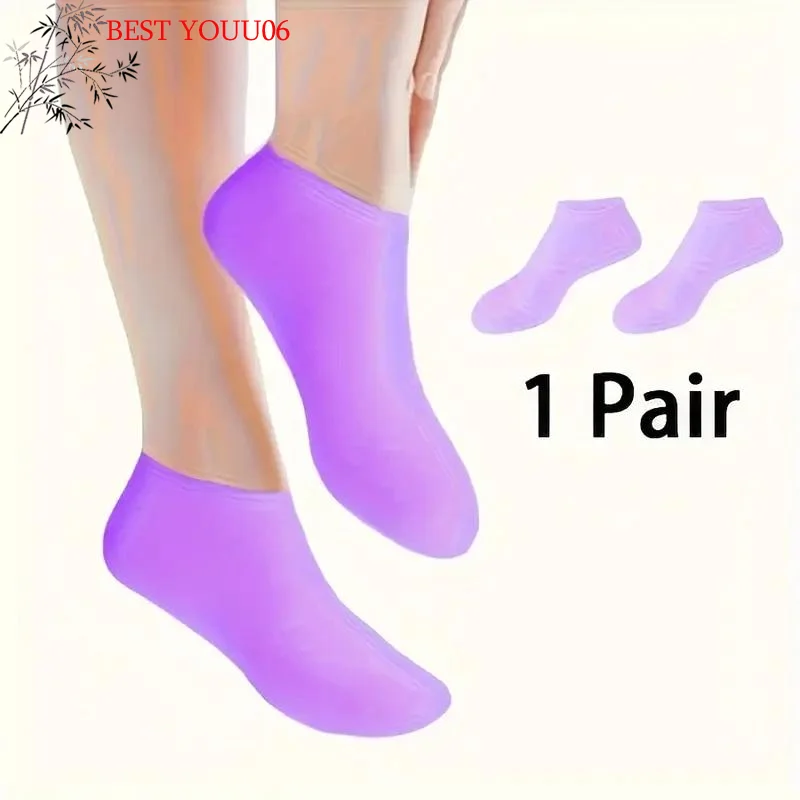 Hot 1pair Silicone Moisturizing Foot Sock For Dry Cracked Feet Foot Care Socks Spa Pedicure Socks Massage Moisturizing Gel Sock
Hot 1pair Silicone Moisturizing Foot Sock For Dry Cracked Feet Foot Care Socks Spa Pedicure Socks Massage Moisturizing Gel Sock