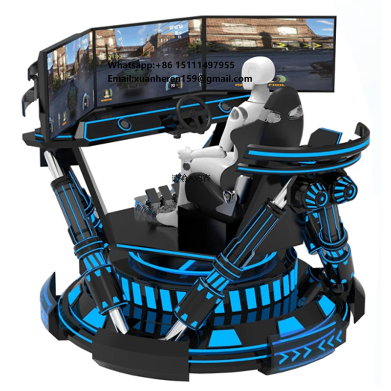 3D Virtual Reality Racing Simulator Six-Axis Dynamic Traffic 360-Degree Vr Equipment Large Playground Indoor Home Shopping Mall
3D Virtual Reality Racing Simulator Six-Axis Dynamic Traffic 360-Degree Vr Equipment Large Playground Indoor Home Shopping Mall