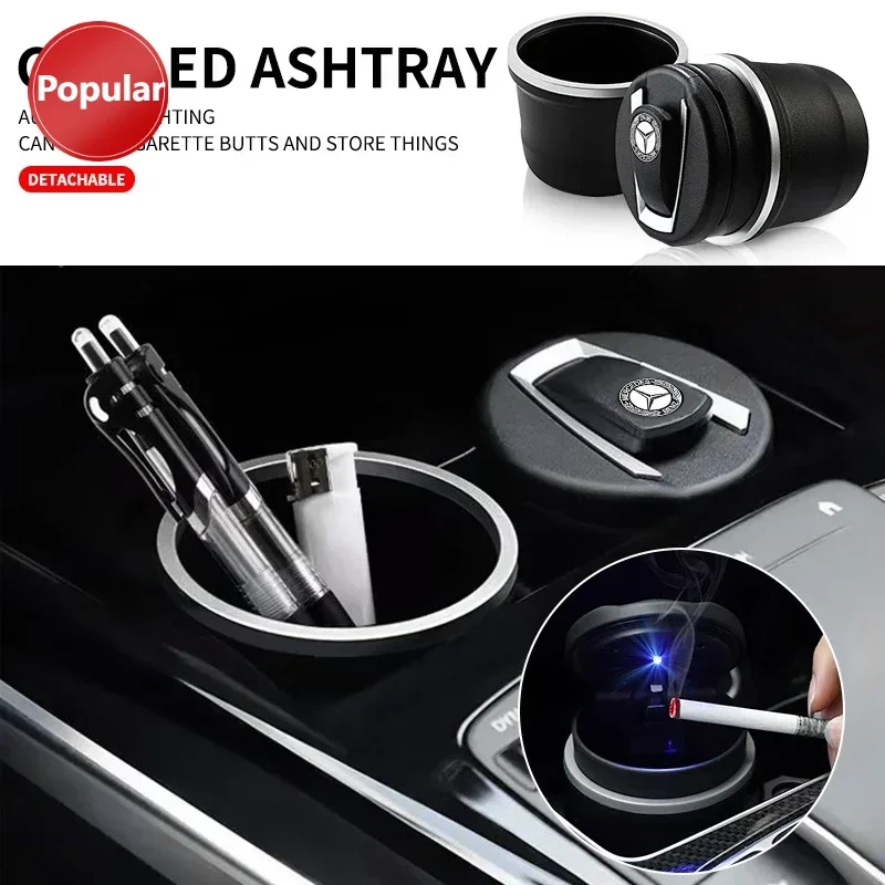 # Портативная автомобильная пепельница для сигарет со светодиодной подсветкой, съемная для Mercedes Benz A180 A200 A260 W203 W210 W211 W204 C E S CLS
# Портативная автомобильная пепельница для сигарет со светодиодной подсветкой, съемная для Mercedes Benz A180 A200 A260 W203 W210 W211 W204 C E S CLS