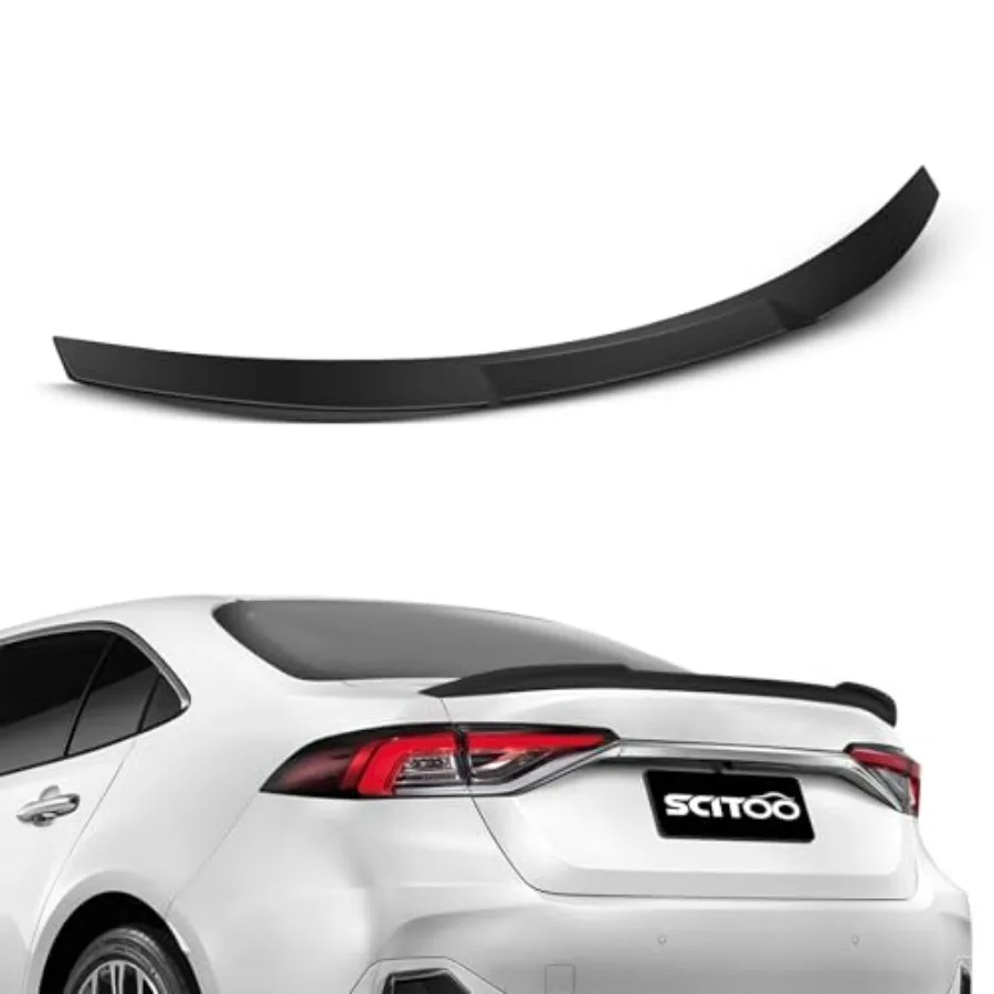 Rear trunk spoiler wing for 2020-2021 Toyota Corolla, glossy black ABS plastic, JDM style, aerodynamic design and easy installa
Rear trunk spoiler wing for 2020-2021 Toyota Corolla, glossy black ABS plastic, JDM style, aerodynamic design and easy installa
