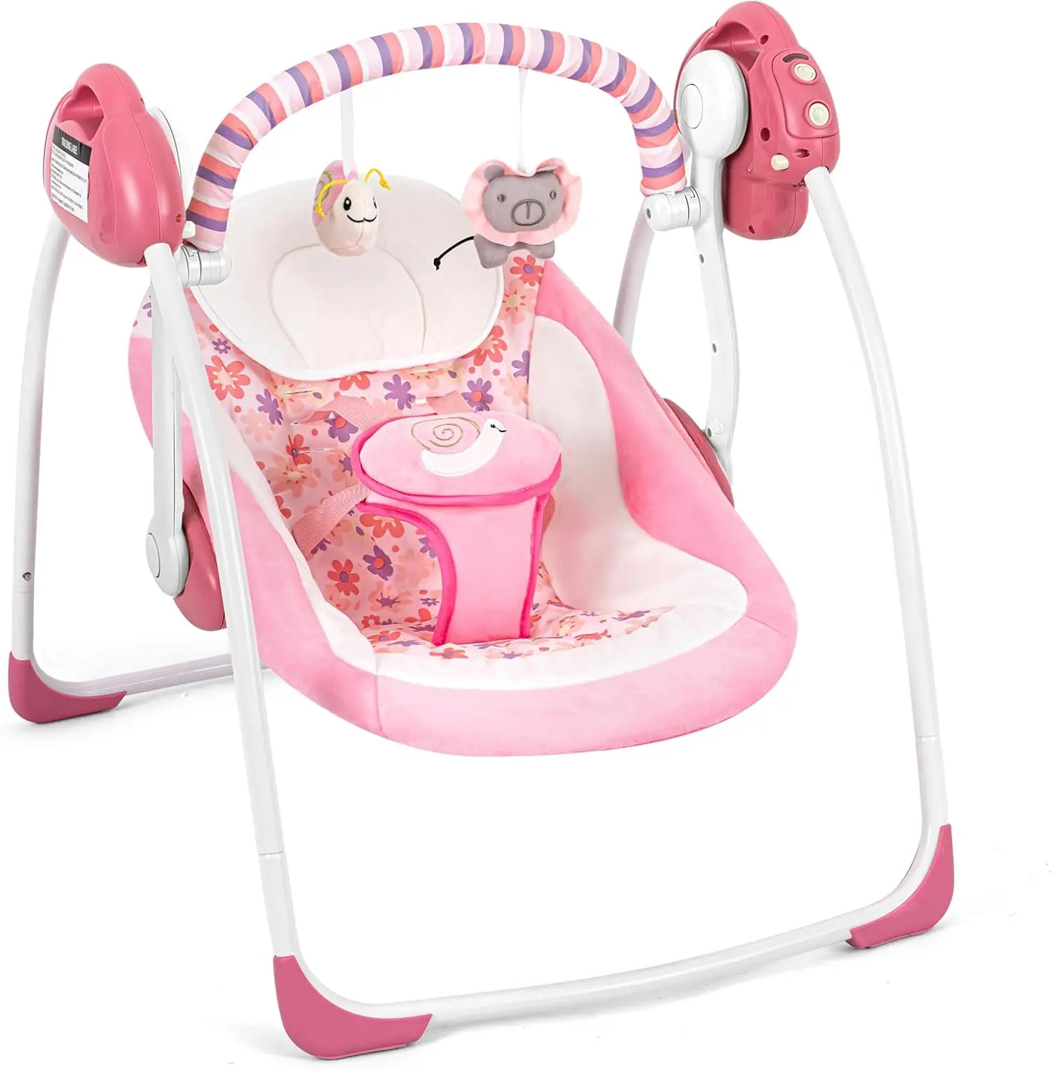 Electric Baby Swing for Infants 0-9 Months, Easy-Fold Portable Design with USB Power and Batteries for Indoor Outdoor Use
Electric Baby Swing for Infants 0-9 Months, Easy-Fold Portable Design with USB Power and Batteries for Indoor Outdoor Use