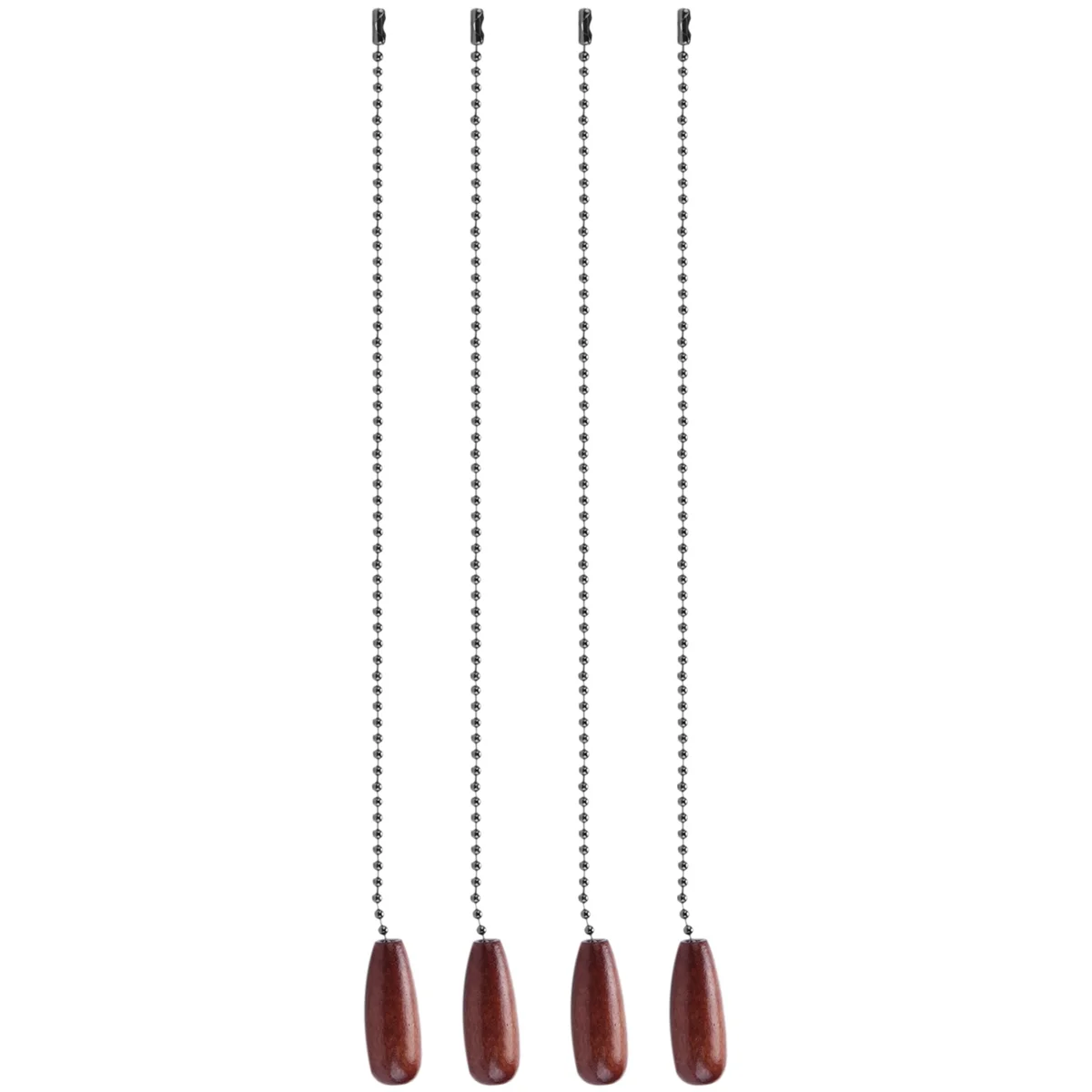 AD30-4 Pieces Ceiling Fan Chain Pulls Wooden Pull Chain Extension Pull Chain for Ceiling Light Lamp Fan Chain (Walnut Color)
AD30-4 Pieces Ceiling Fan Chain Pulls Wooden Pull Chain Extension Pull Chain for Ceiling Light Lamp Fan Chain (Walnut Color)
