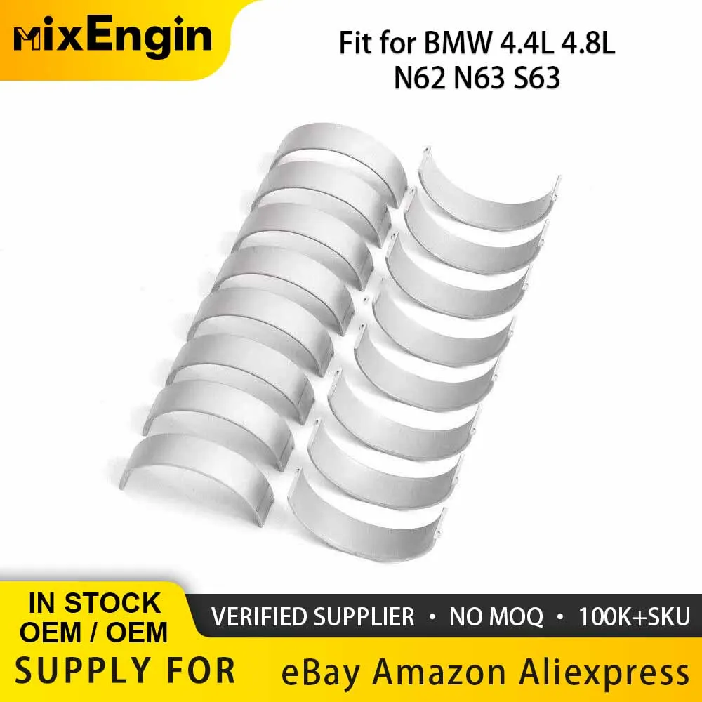 Engine Connecting Rod Bearing Set Fit 4.4 4.8 L N62 N63 S63 For 02-20 BMW 650i 750i X5 X6 M5 M6 E63 E64 F01 V8 GAS 4.4L 4.8L
Engine Connecting Rod Bearing Set Fit 4.4 4.8 L N62 N63 S63 For 02-20 BMW 650i 750i X5 X6 M5 M6 E63 E64 F01 V8 GAS 4.4L 4.8L
