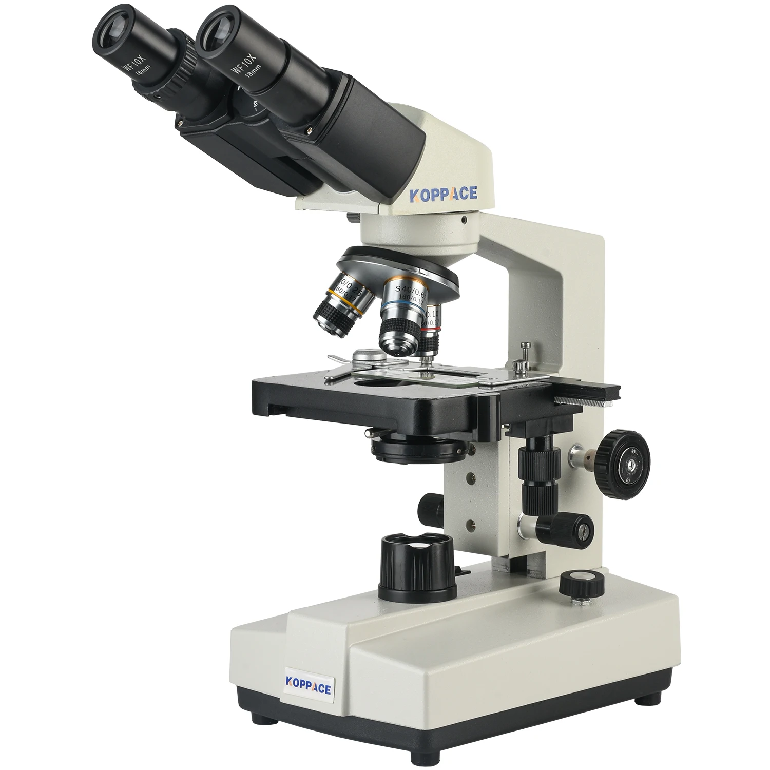 KOPPACE 40X-640X Binocular Biological Microscope 185 Achromatic Objective Eyepiece WF10X/WF16X
KOPPACE 40X-640X Binocular Biological Microscope 185 Achromatic Objective Eyepiece WF10X/WF16X