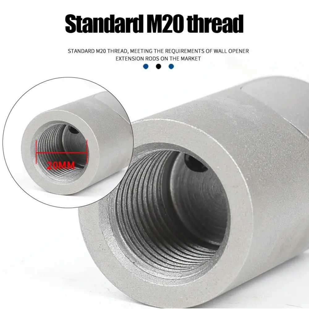 M20 Center Drill Quick Converter Efficient Precise Hole Opener Conversion Head Steel Professional Home Renovations Tool Brick
M20 Center Drill Quick Converter Efficient Precise Hole Opener Conversion Head Steel Professional Home Renovations Tool Brick