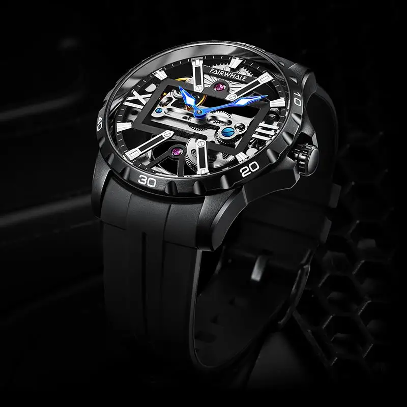 Men Stainless Steel Automatic Watch Install Automatic Movement Men Luxury Watches Rubber Strap Sapphire Crystal Glass Watch
Men Stainless Steel Automatic Watch Install Automatic Movement Men Luxury Watches Rubber Strap Sapphire Crystal Glass Watch