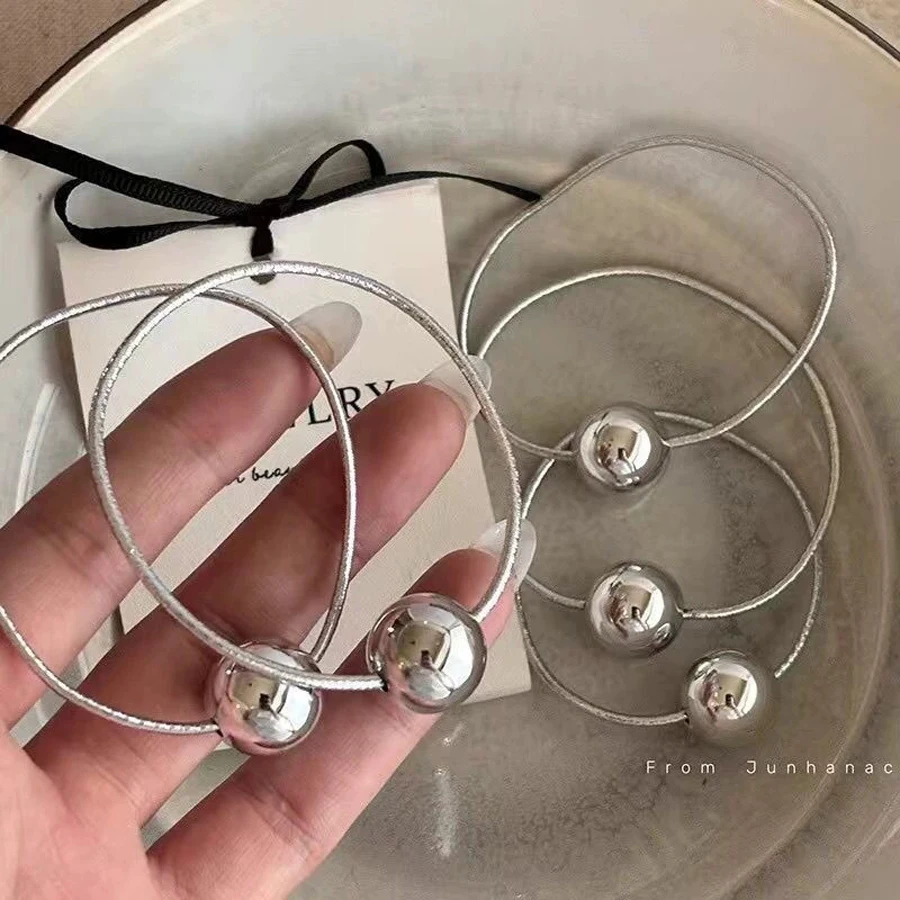 5/10pcs Silver Fashion Simple Pearl Hair Ties High Elasticity Head Rope Seamless Hair Bands Hair Accessories for Women Girls
5/10pcs Silver Fashion Simple Pearl Hair Ties High Elasticity Head Rope Seamless Hair Bands Hair Accessories for Women Girls